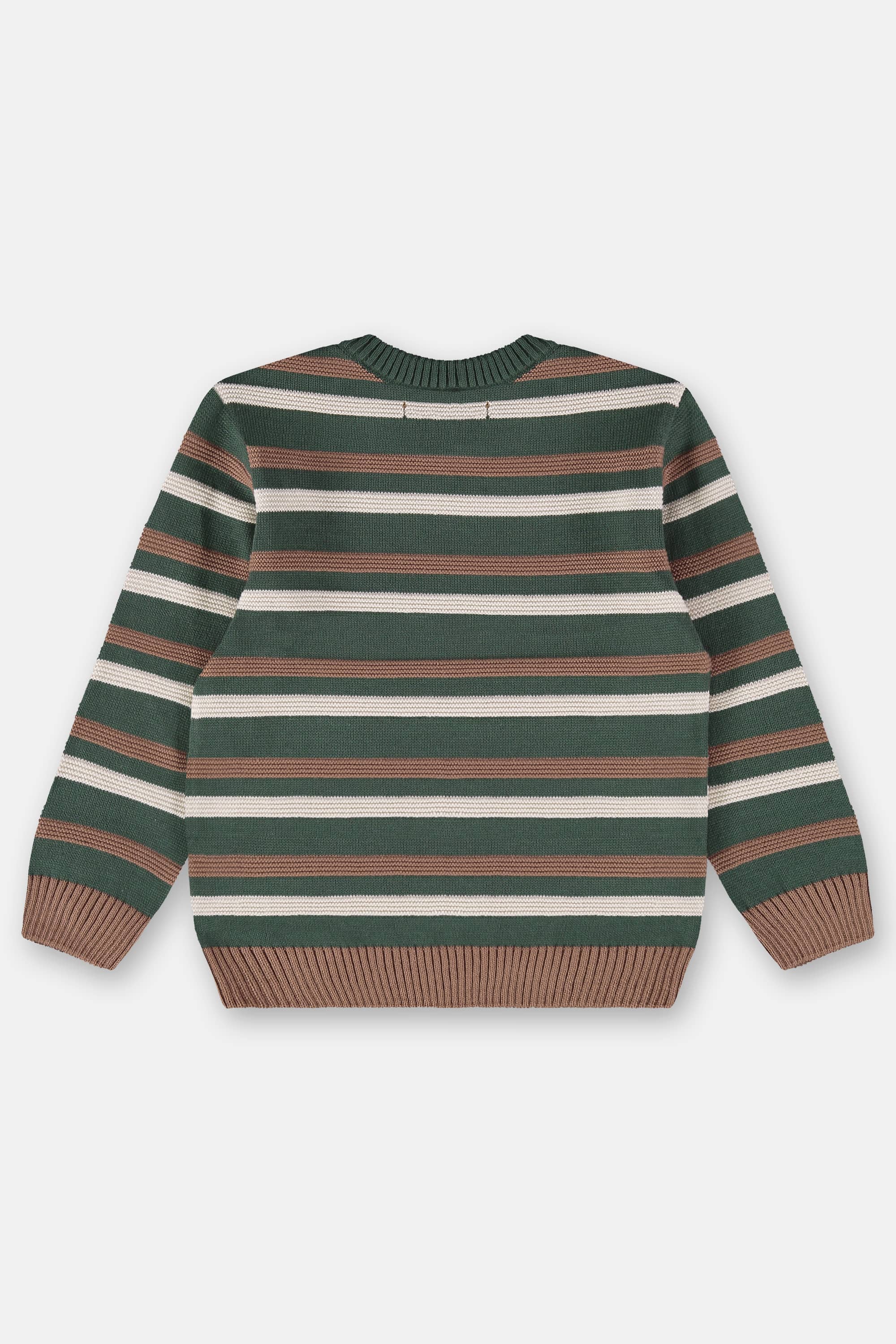 Blusão Infantil em Tricot Listrado (Verde) Up Baby - Imagem 12
