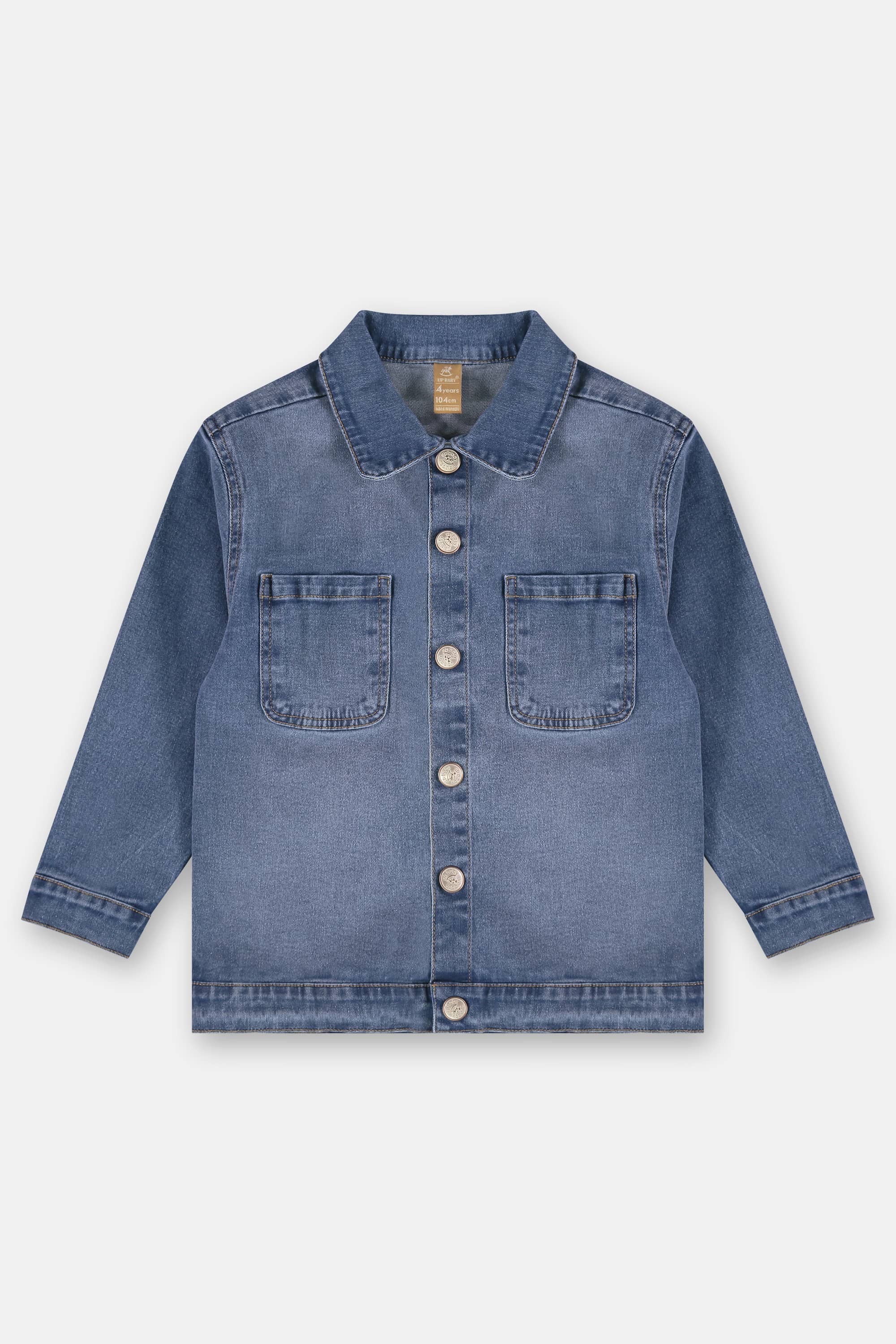 Jaqueta Infantil em Jeans com Elastano (Azul) Up Baby - Imagem 2