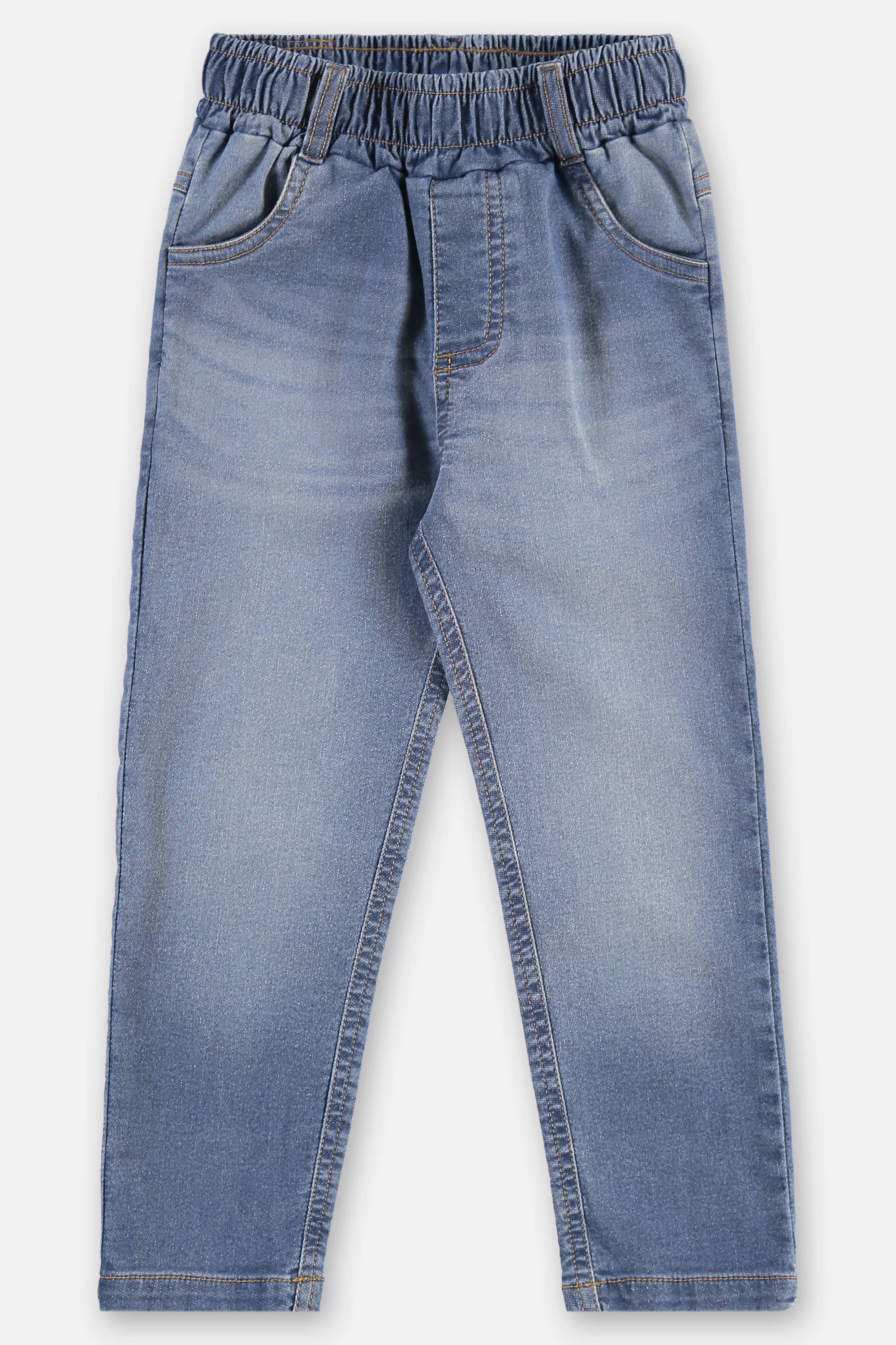 Calça Infantil em Jeans Moletom com Elastano (Azul) Up Baby - Imagem 37