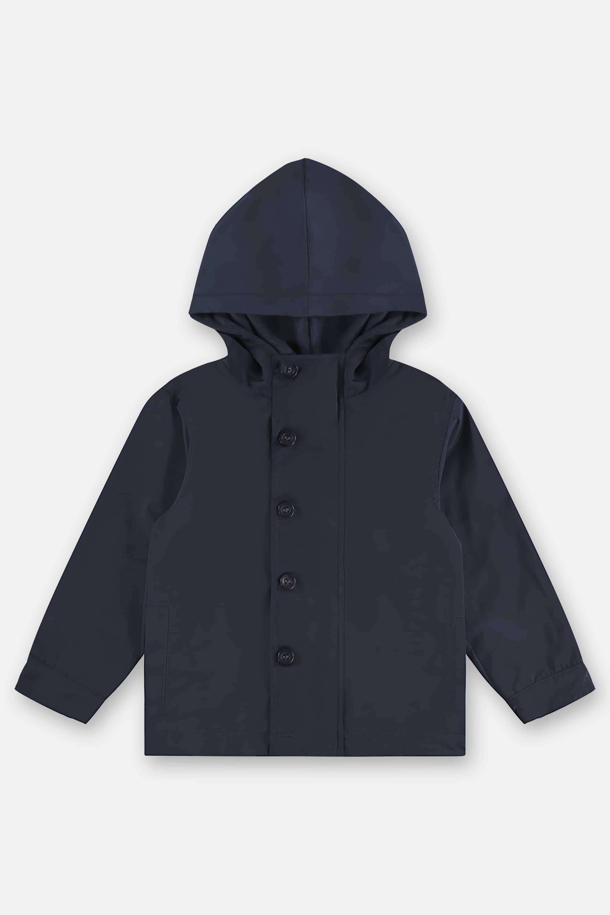 Jaqueta Infantil Masculina com Capuz Forrado e Forro em Malha Soft (Azul Marinho) Up Baby - Imagem 2