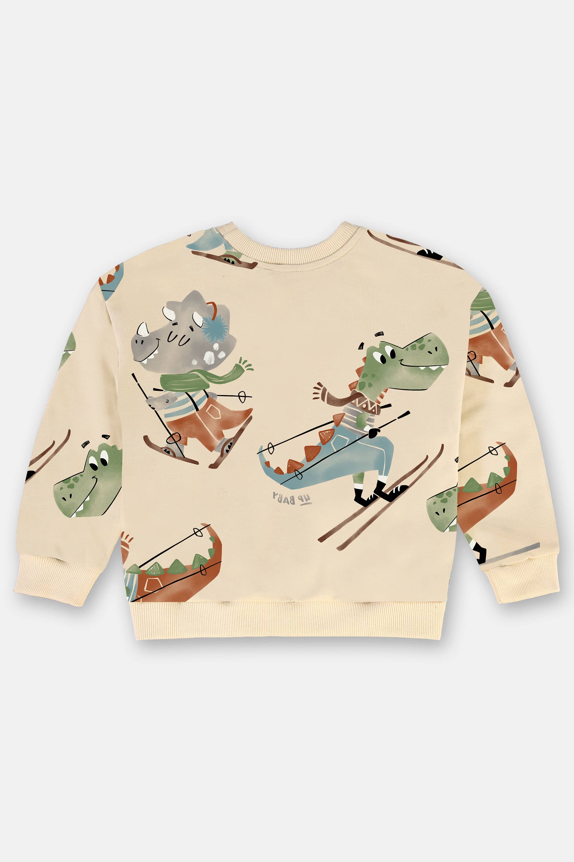 Conjunto Blusão e Calça em Moletom Infantil (Off White) Up Baby - Imagem 41