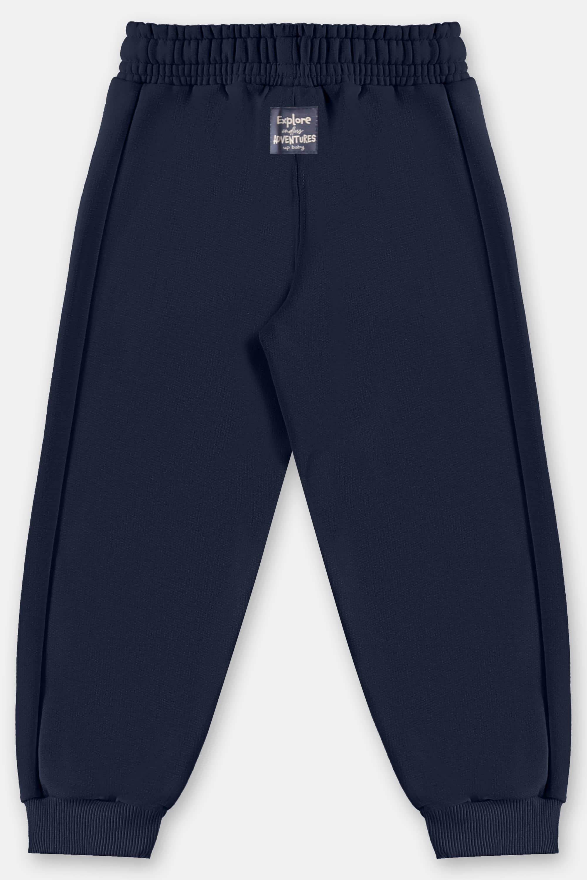 Conjunto Infantil Masculino em Moletom com Capuz Forrado (Azul Marinho) Up Baby - Imagem 64