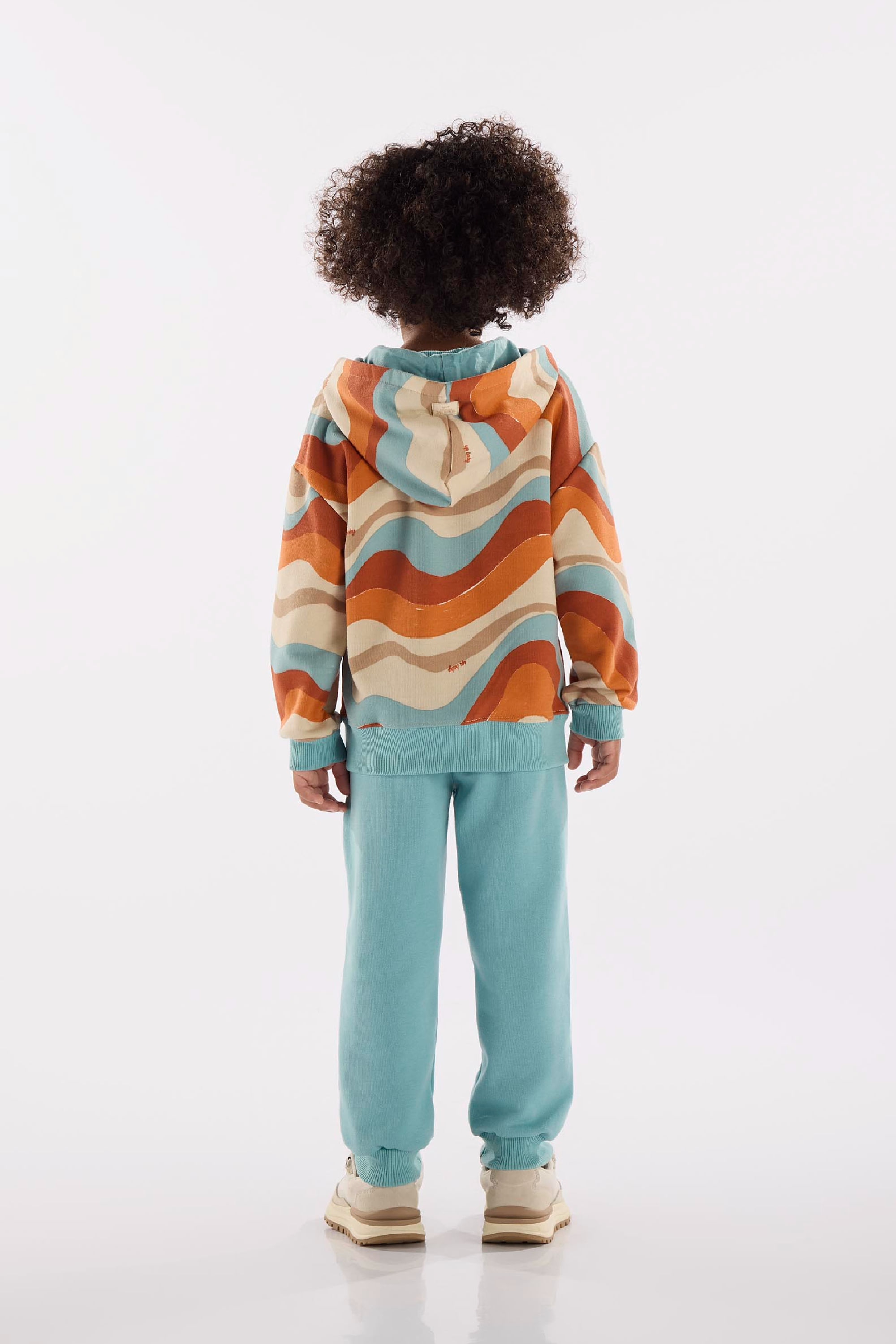 Conjunto Infantil Blusão e Calça em Moletom (Azul) Up Baby - Imagem 37
