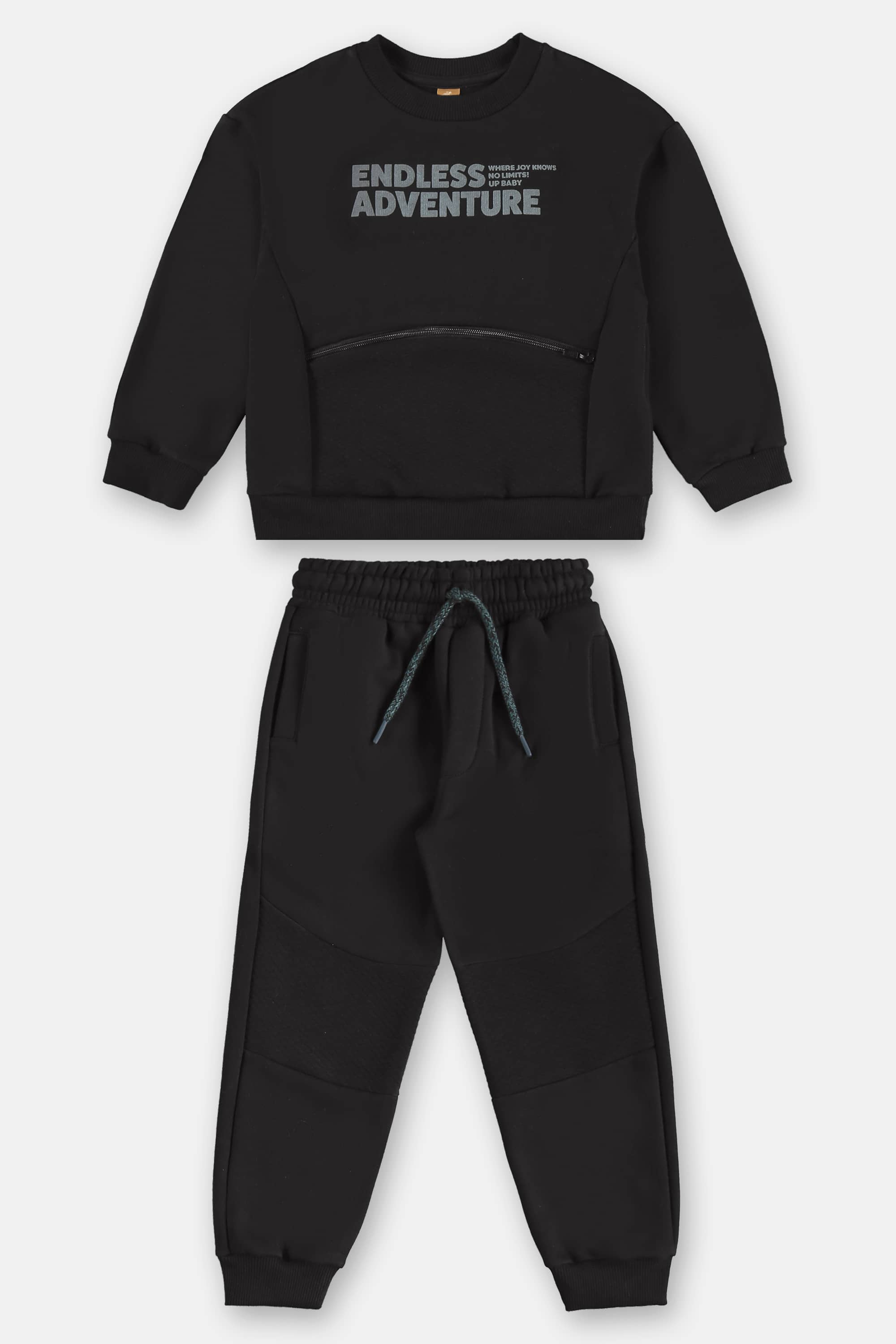 Conjunto para Menino com Blusa e Calça em Moletom Felpado (Preto) Up Baby - Imagem 44