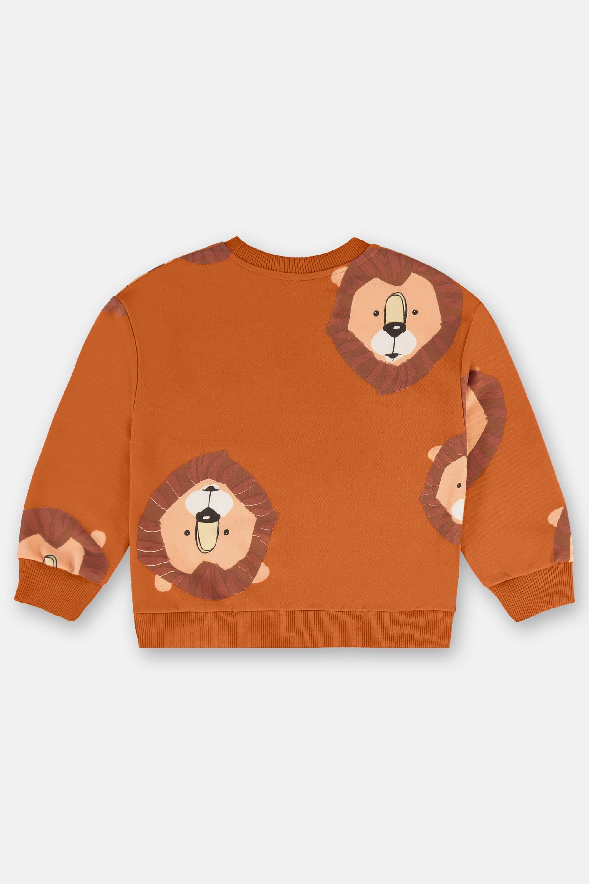 Conjunto Infantil Masculino em Moletom Sem Felpa (Laranja) Up Baby - Imagem 6