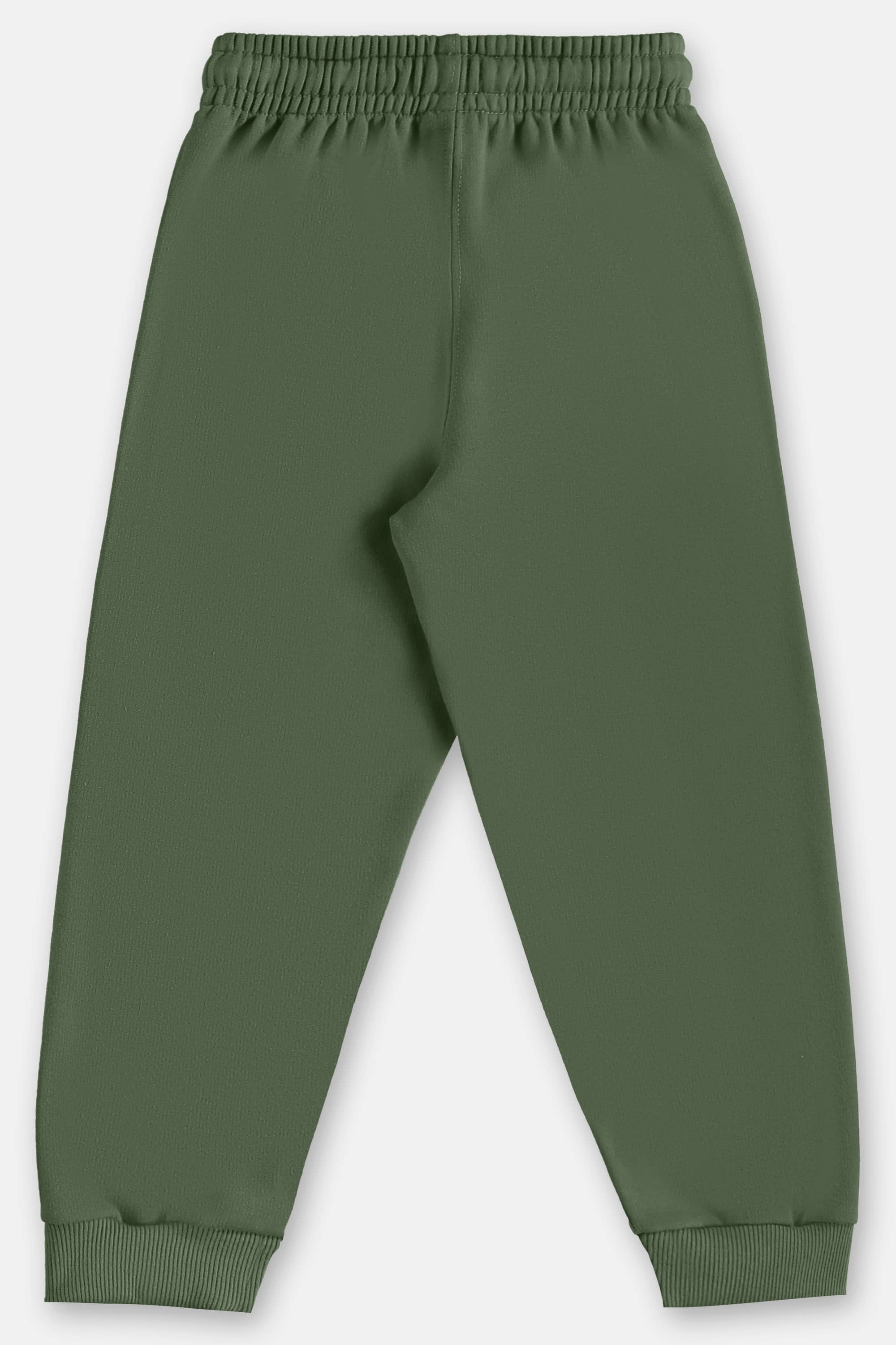 Conjunto Infantil Masculino em Moletom Felpado com Capuz (Verde) Up Baby - Imagem 16