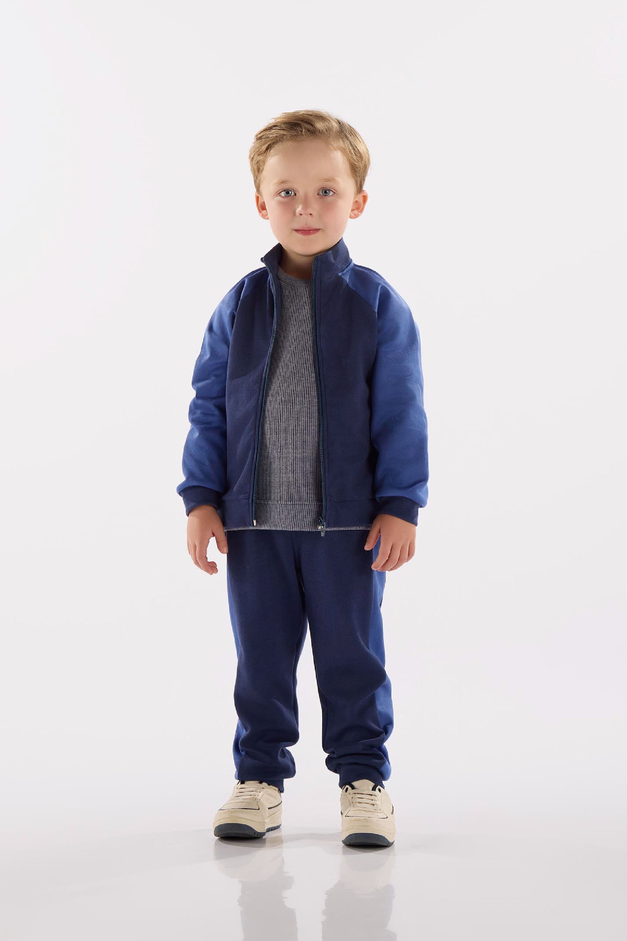 Conjunto Infantil Masculino com Jaqueta e Calça (Azul) Up Baby