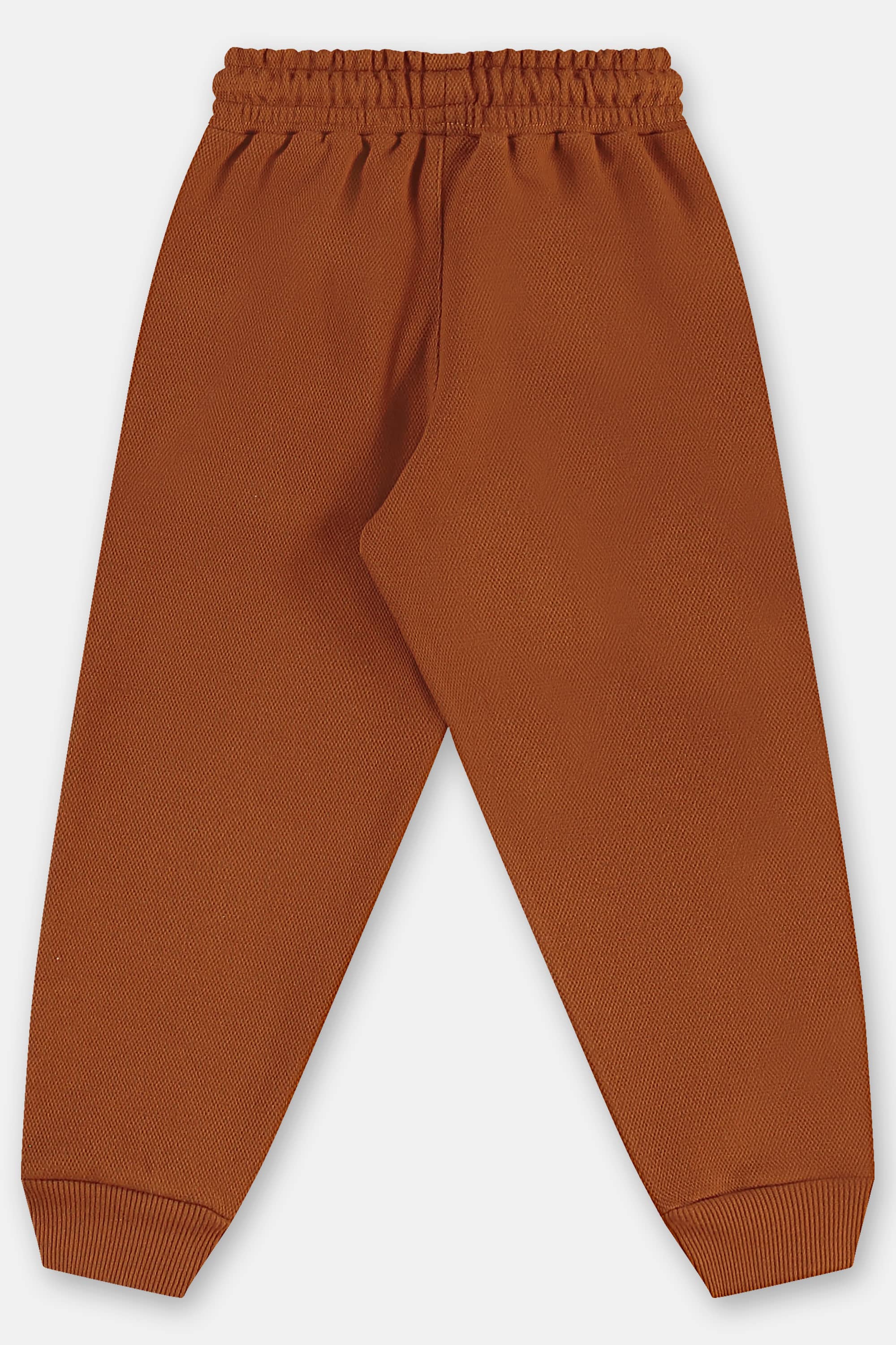 Calça Infantil Masculina em Malha Alfaiataria (Marrom) Up Baby - Imagem 5