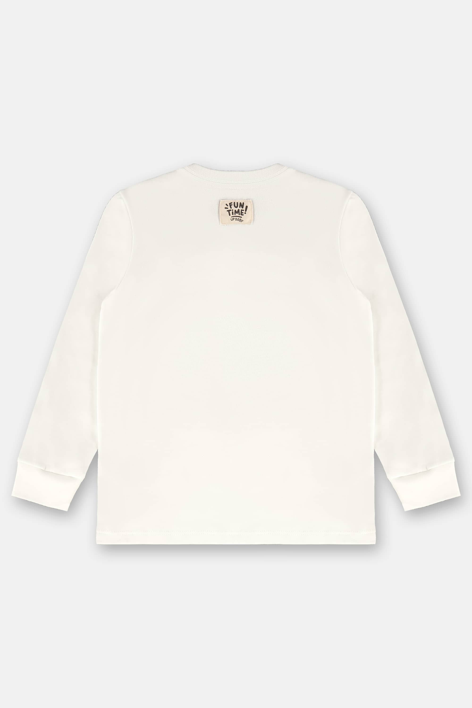 Camiseta Infantil Masculina em Meia Malha (Off White) Up Baby - Imagem 8
