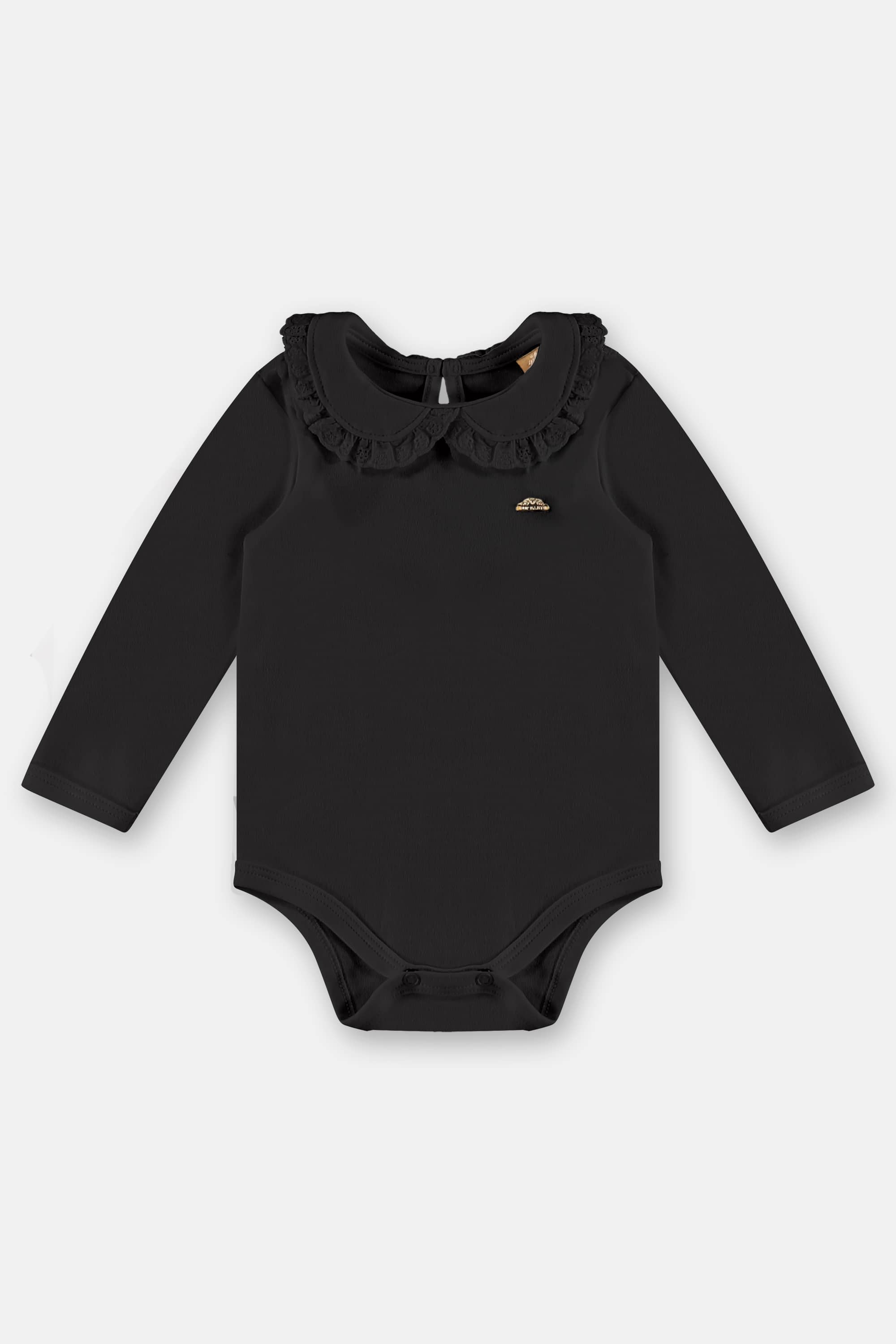 Conjunto para Bebê Menina com Body em Suedine e Saia Xadrez (Preto) Up Baby - Imagem 14