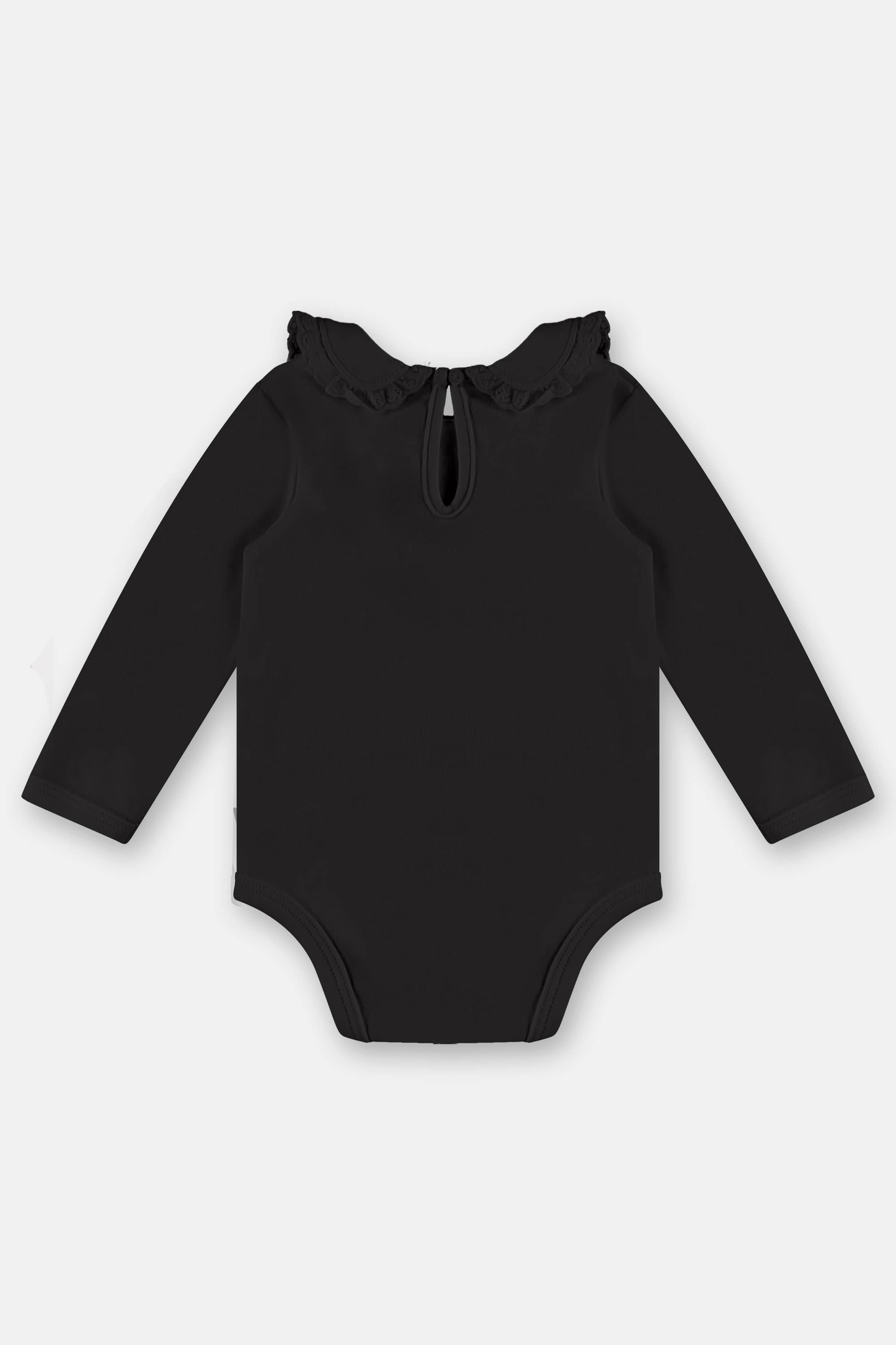 Conjunto para Bebê Menina com Body em Suedine e Saia Xadrez (Preto) Up Baby - Imagem 11