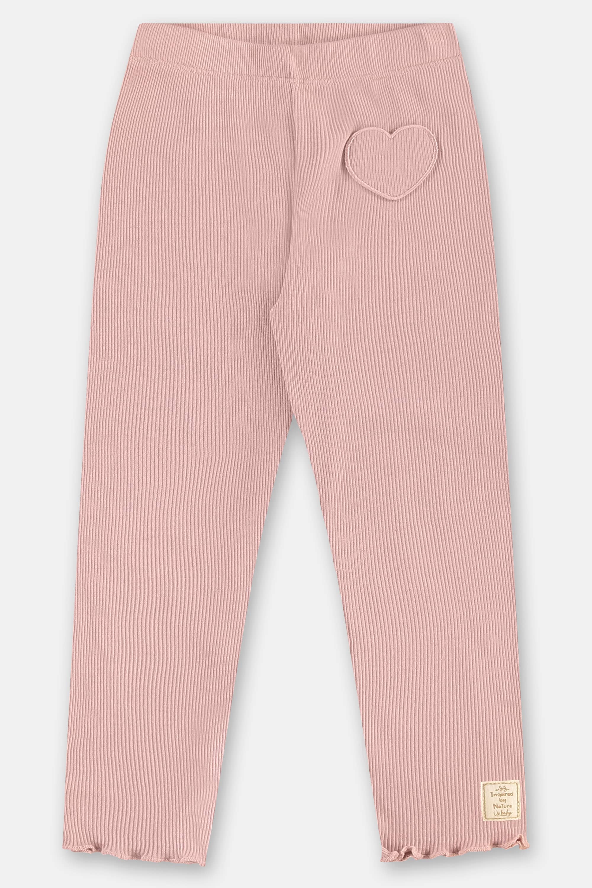 Calça Legging Infantil em Ribana (Rosa) Up Baby