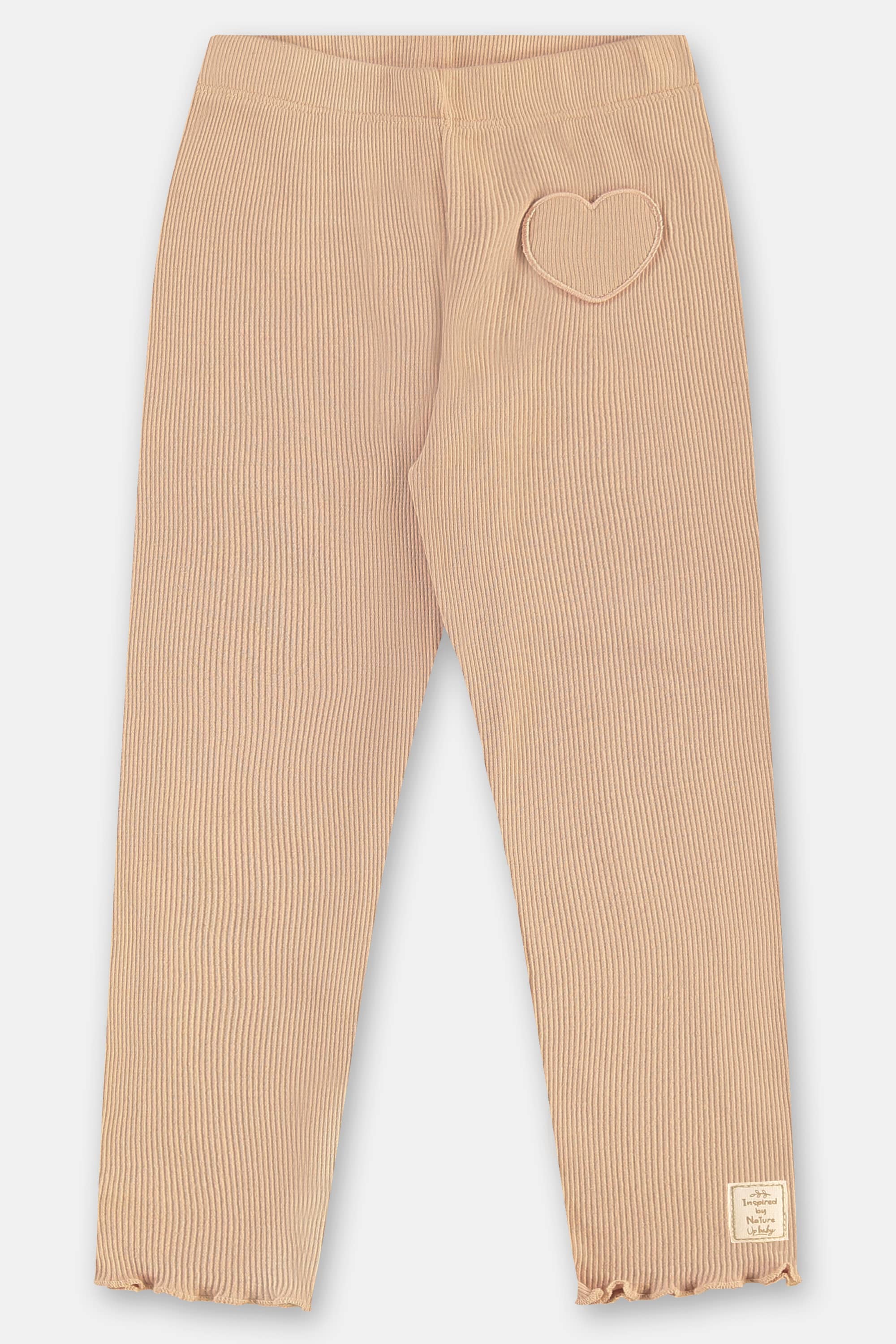 Calça Legging Infantil em Ribana (Marrom) Up Baby