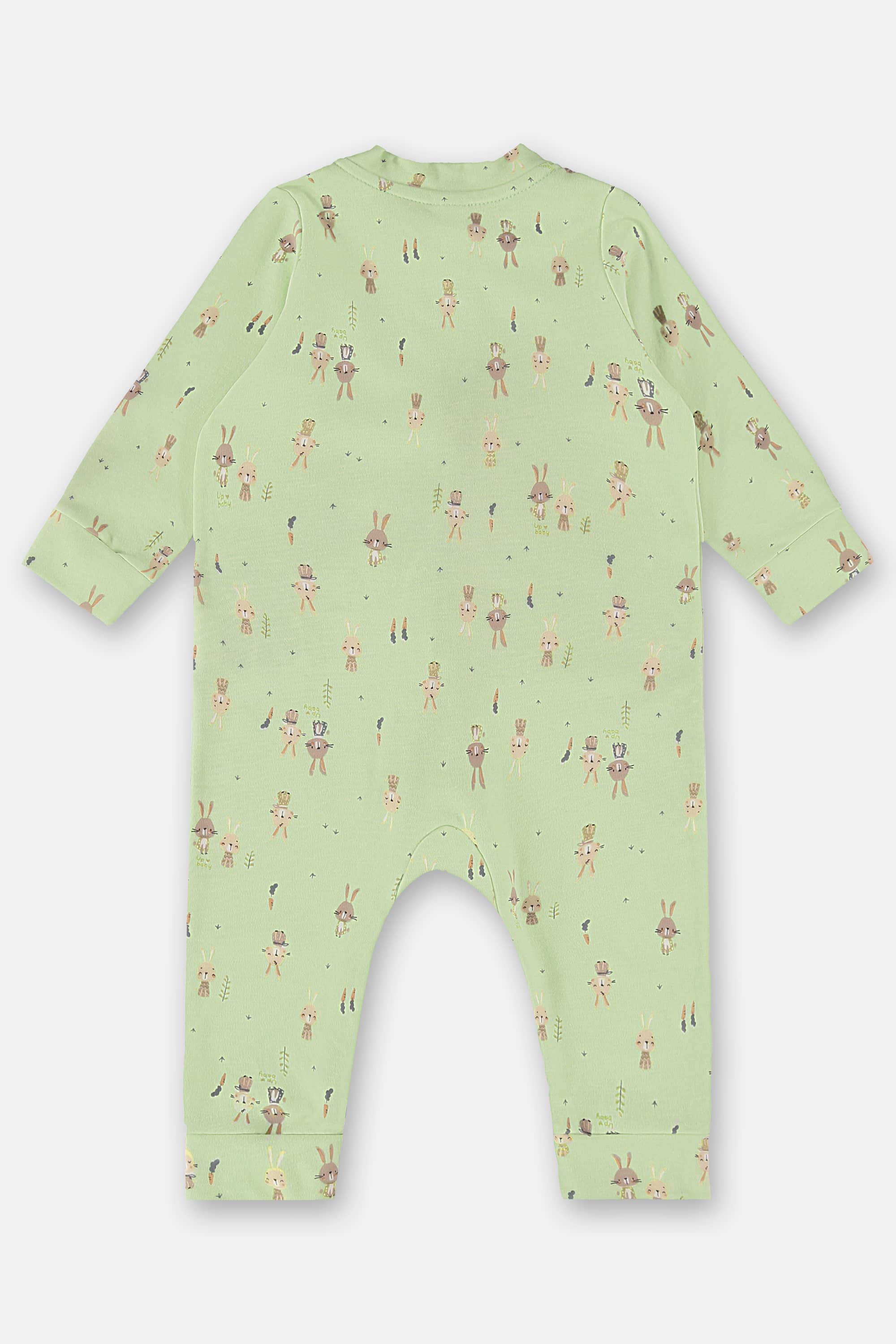 Macacão Essentials para Bebê Menino em Suedine (Verde) Up Baby - Imagem 14