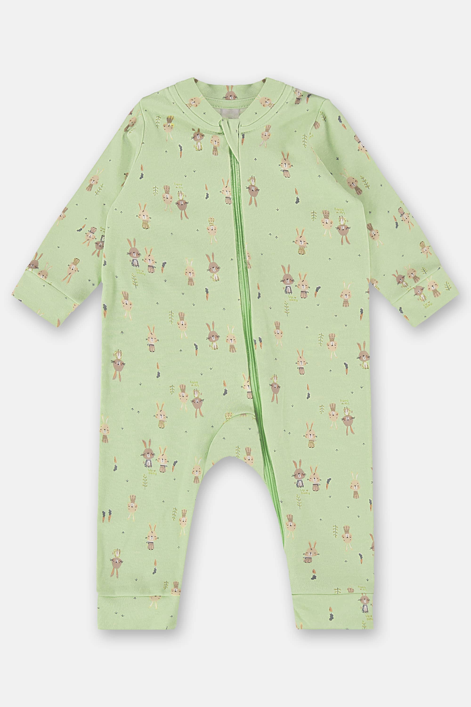 Macacão Essentials para Bebê Menino em Suedine (Verde) Up Baby - Imagem 15