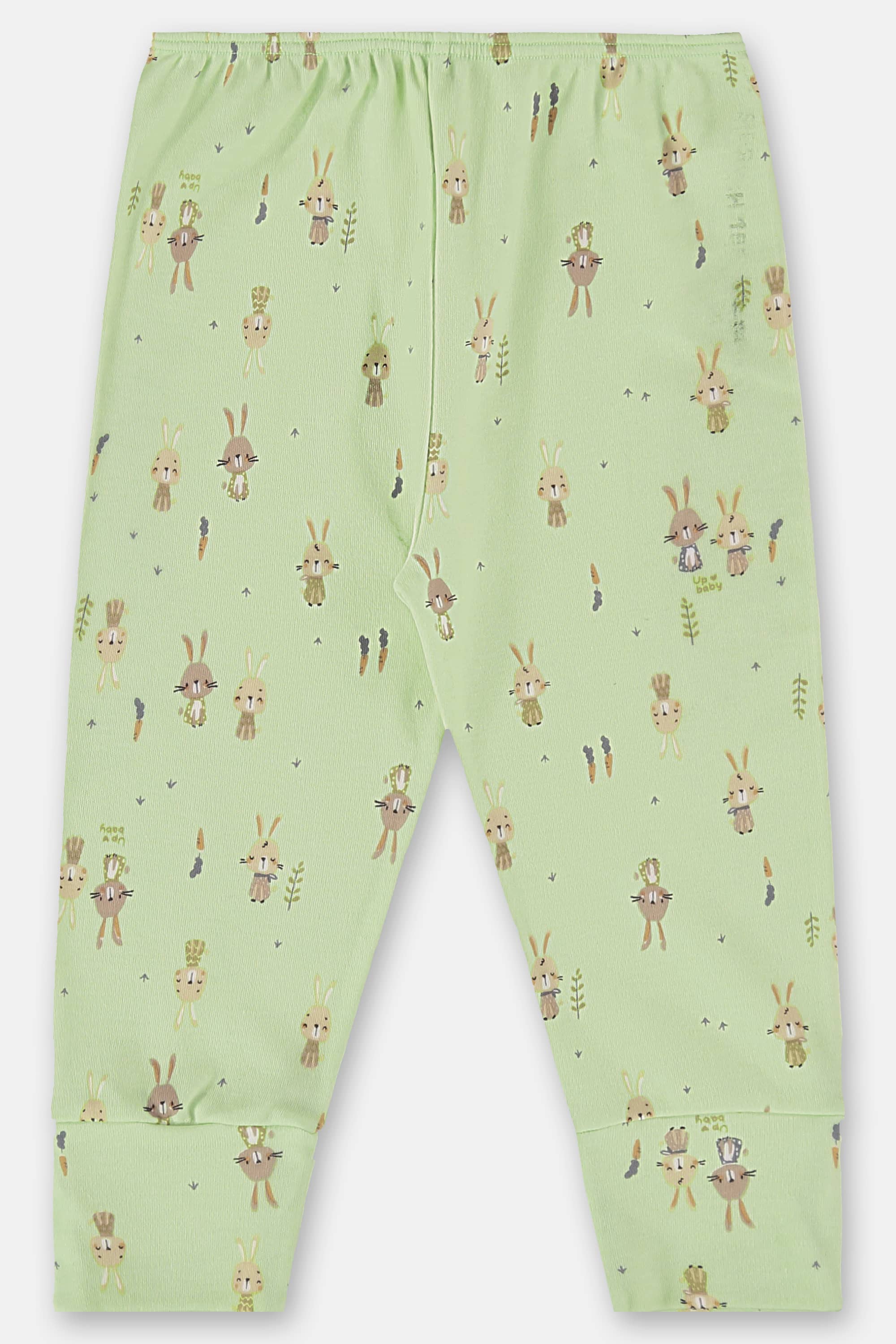 Calça Essentials para Bebê Menino em Suedine (Verde) Up Baby