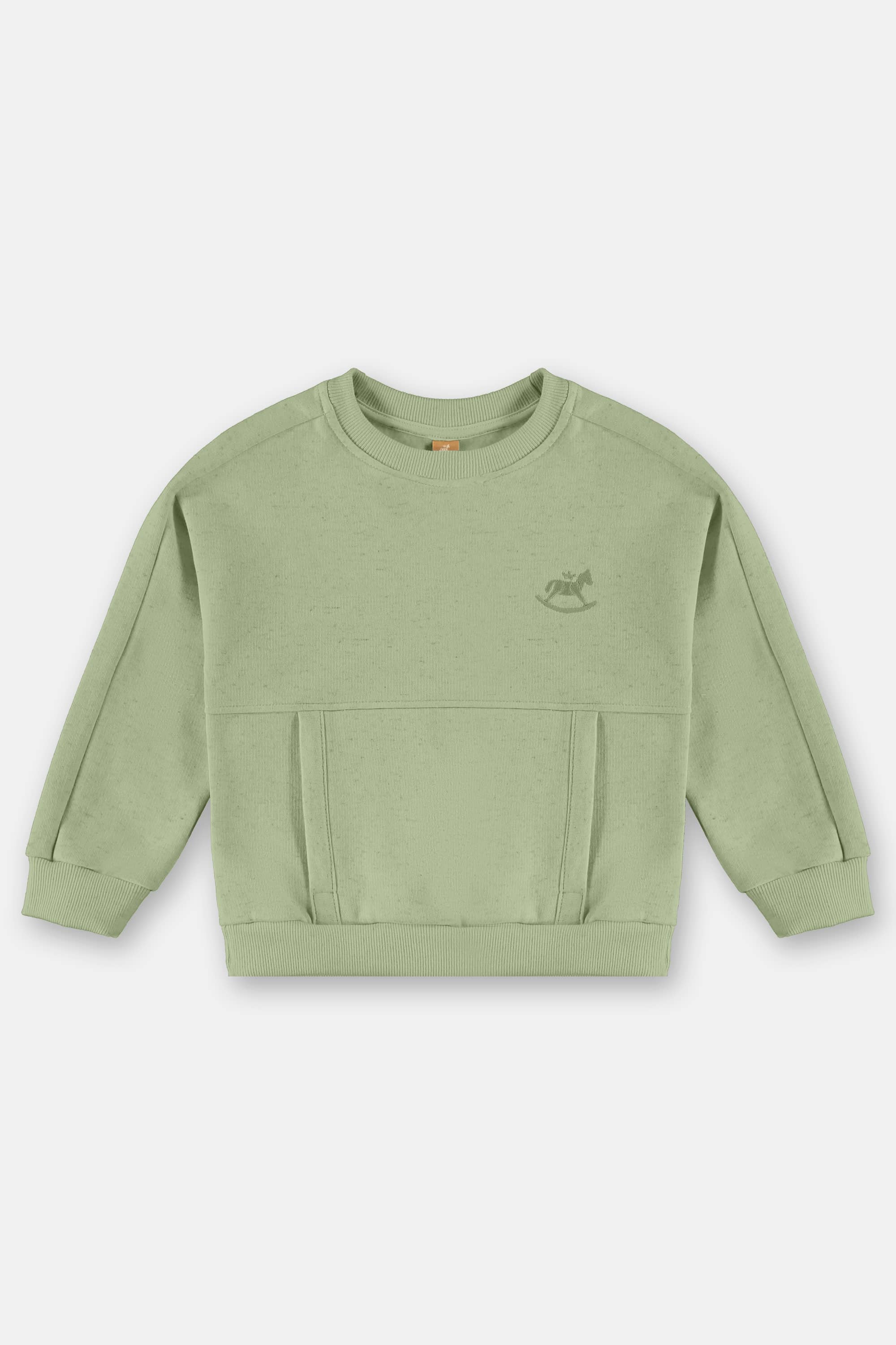 Blusão Infantil Masculino em Moletom Linho (Verde) Up Baby - Imagem 3