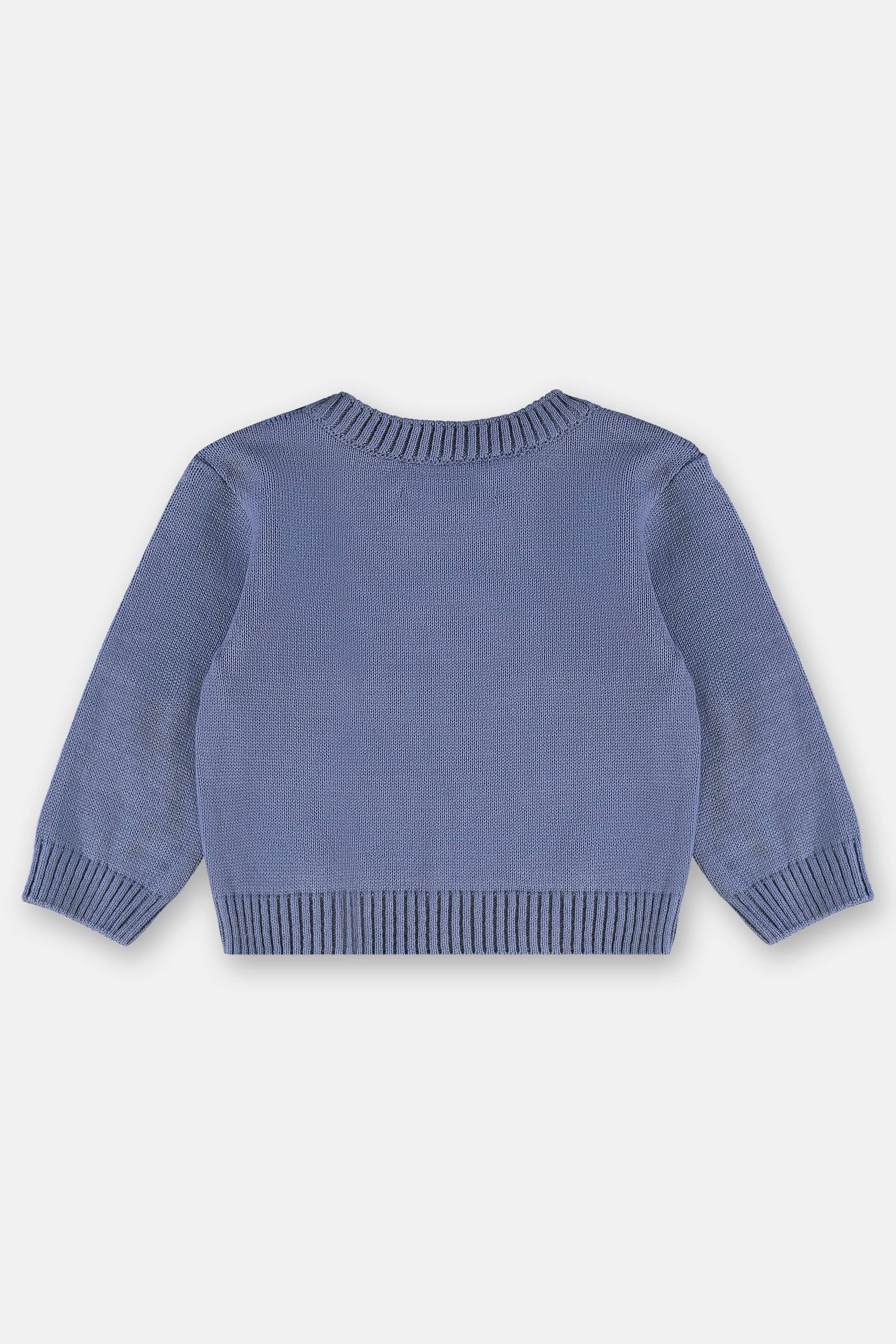 Blusa de Tricot para Bebê Menino (Azul) Up Baby - Imagem 6