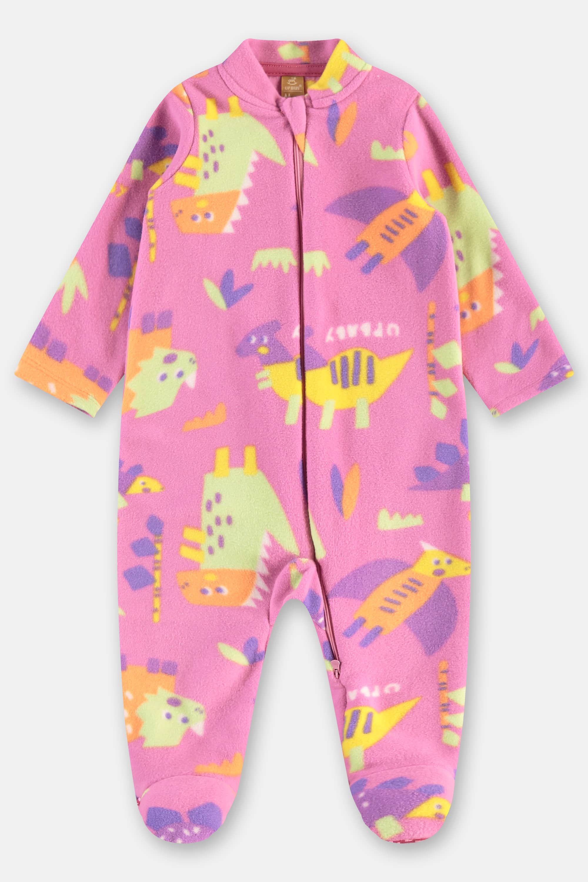 Macacão para Bebê Unissex em Malha Térmica (Lilás Neon) Up Baby - Imagem 11
