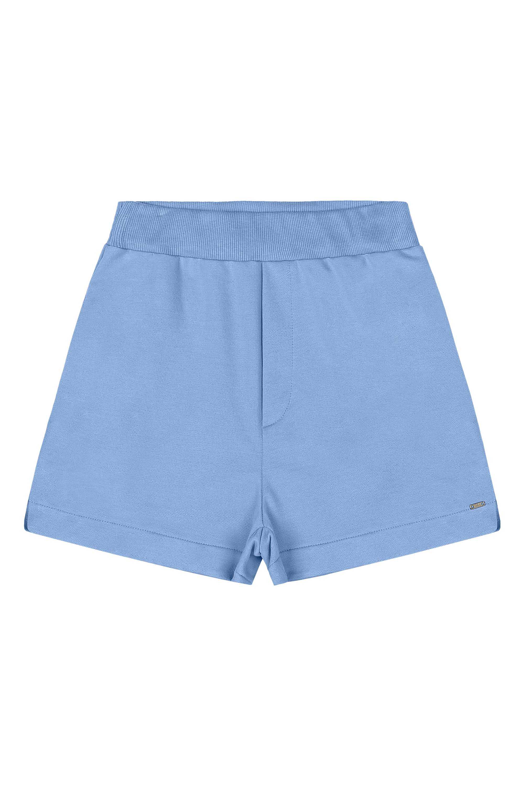Conjunto com Blusa e Short Juvenil (Azul) Gloss - Imagem 16