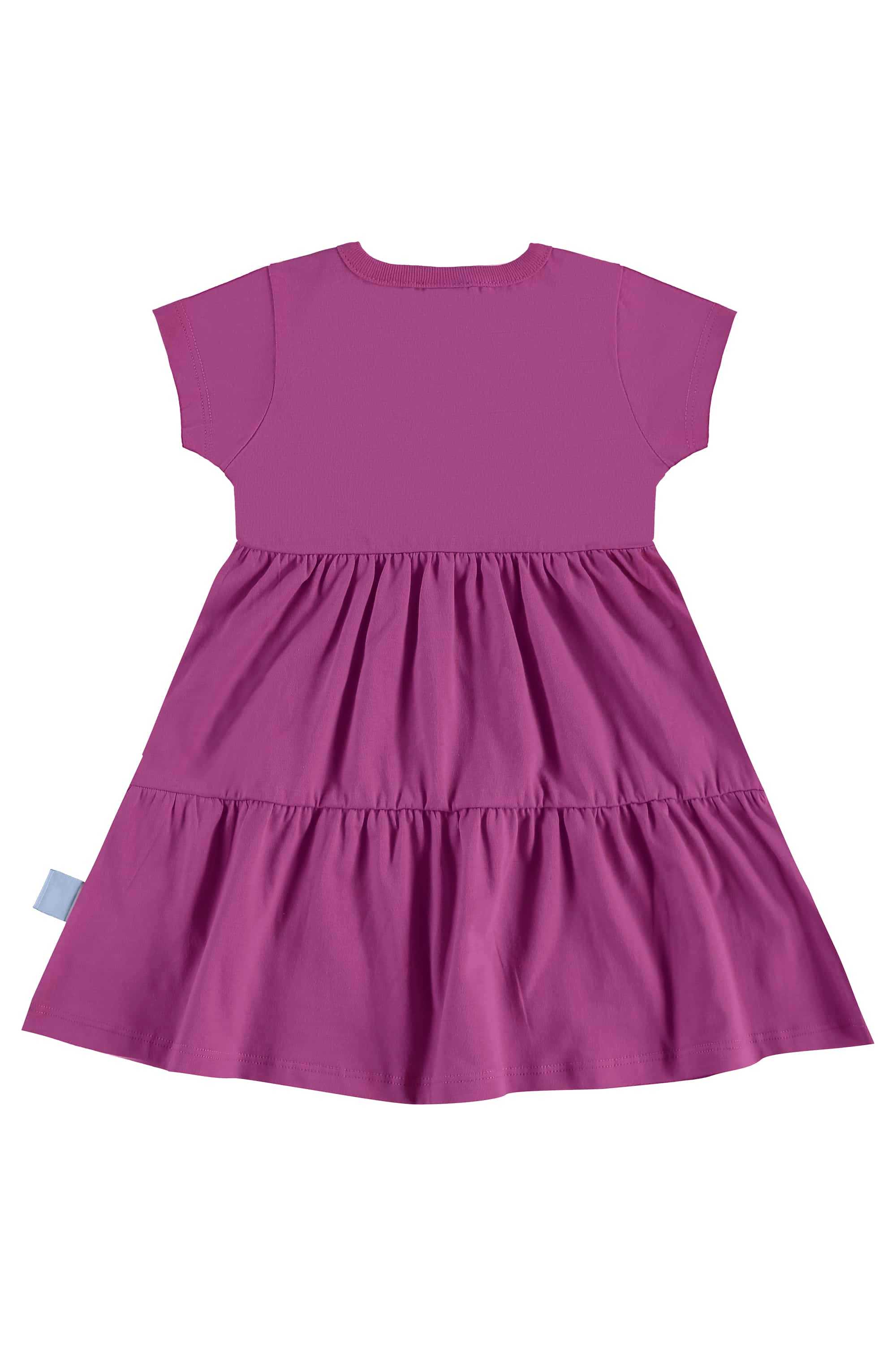 Vestido em Meia Malha para Menina (Roxo) Bee Loop - Imagem 10