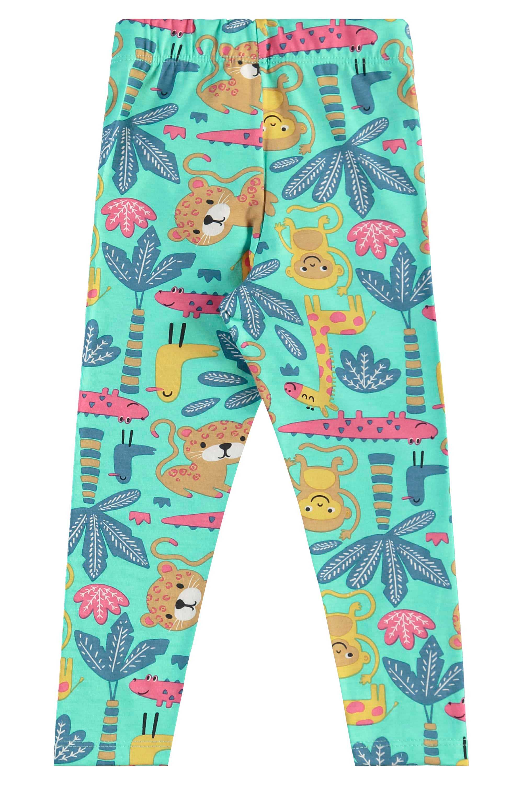 Conjunto com Blusa Estampada e Legging para Menina (Verde) Bee Loop - Imagem 18