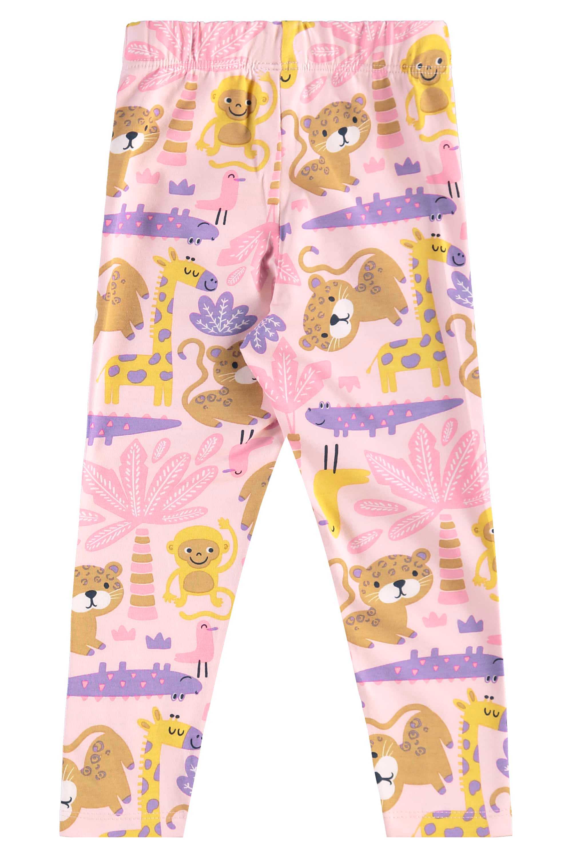 Conjunto com Blusa Estampada e Legging para Menina (Roxo) Bee Loop - Imagem 6