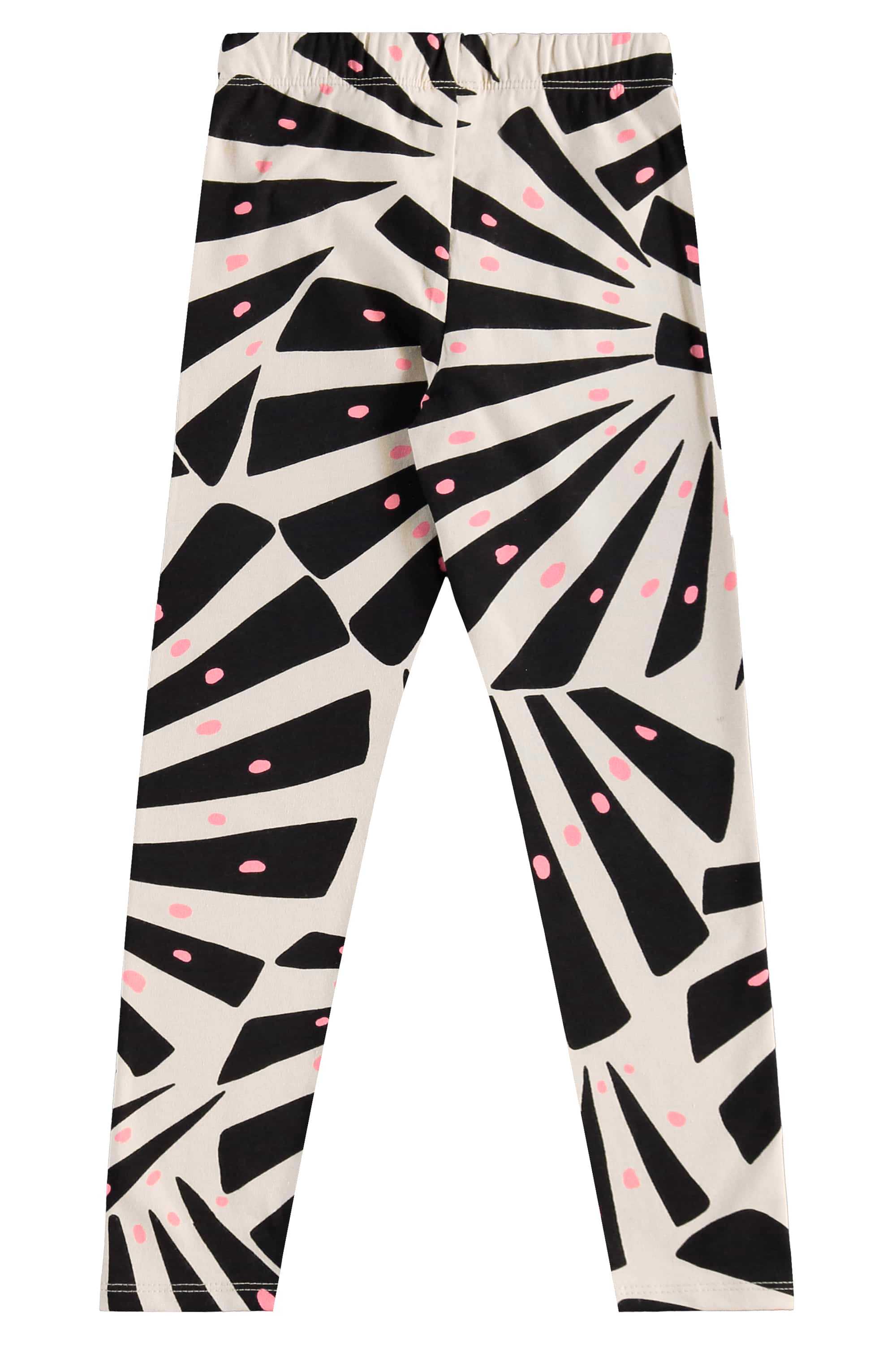 Conjunto com Blusa e Legging Estampada para Menina (Preto) Bee Loop - Imagem 42