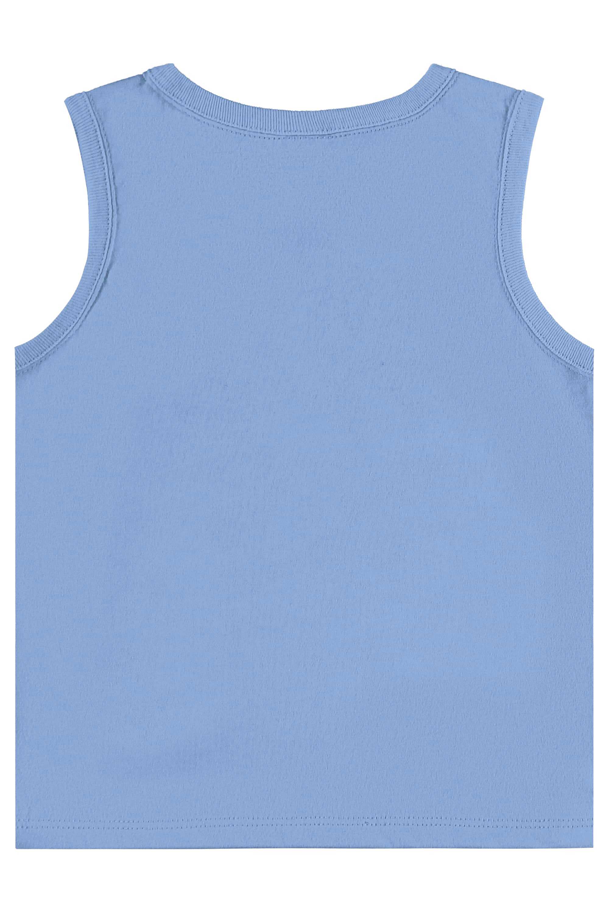 Conjunto com Regata e Short para Menina (Azul) Bee Loop - Imagem 11