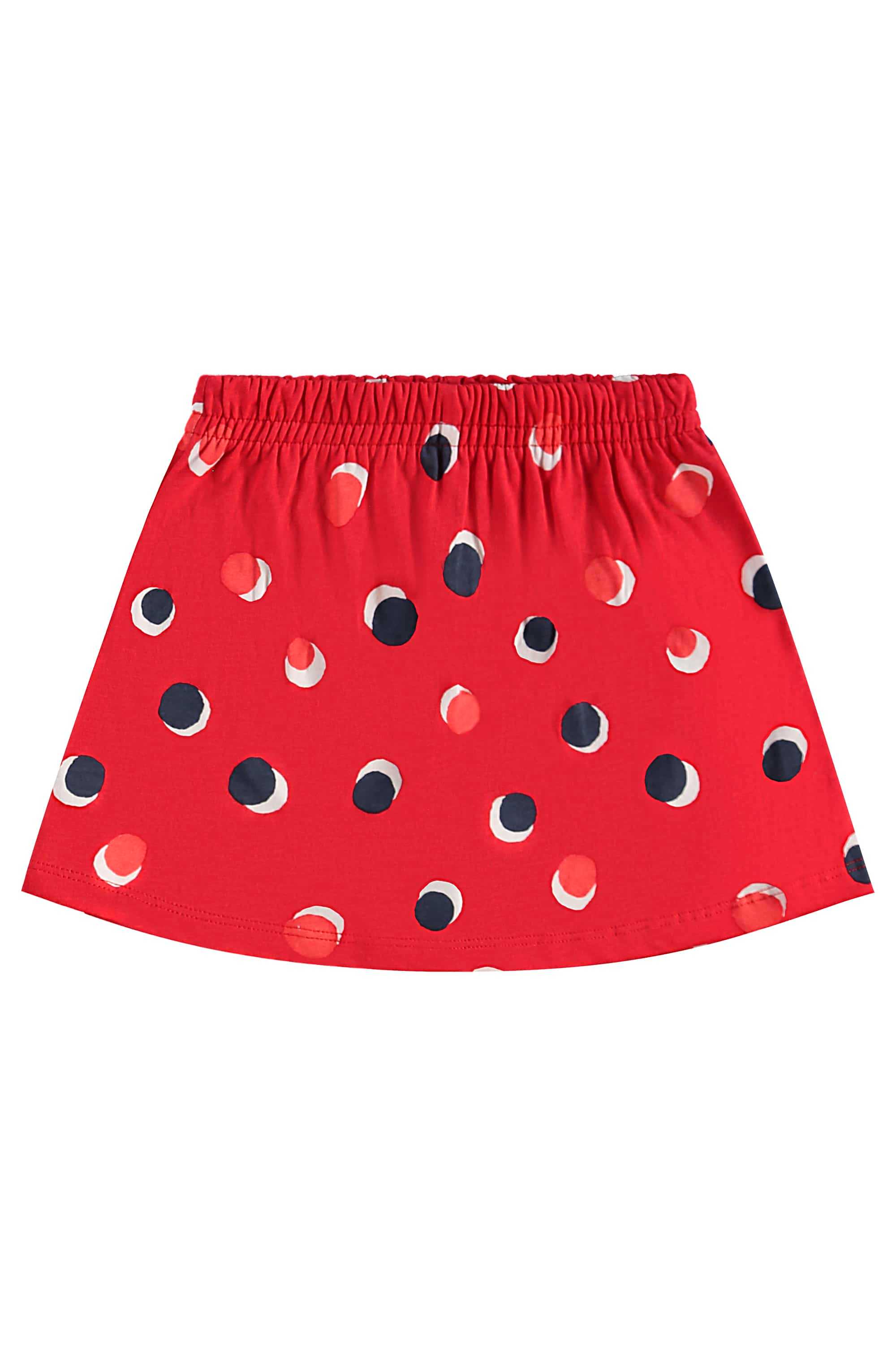 Conjunto com Cropped e Short-Saia de Bolinhas para Menina (Off White) Bee Loop - Imagem 9