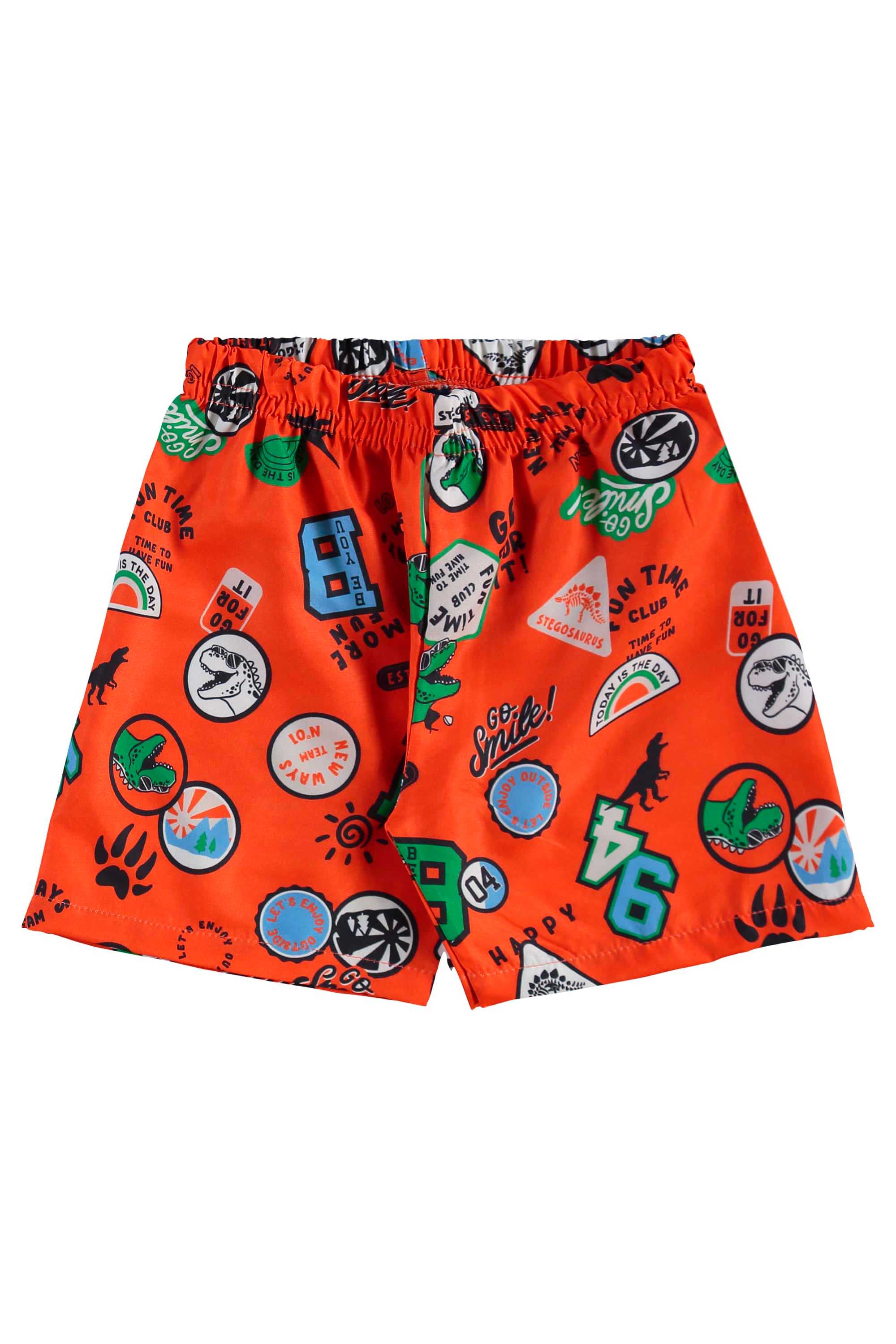 Conjunto de Dinossauro com Regata e Bermuda para Menino (Off White) Bee Loop - Imagem 15