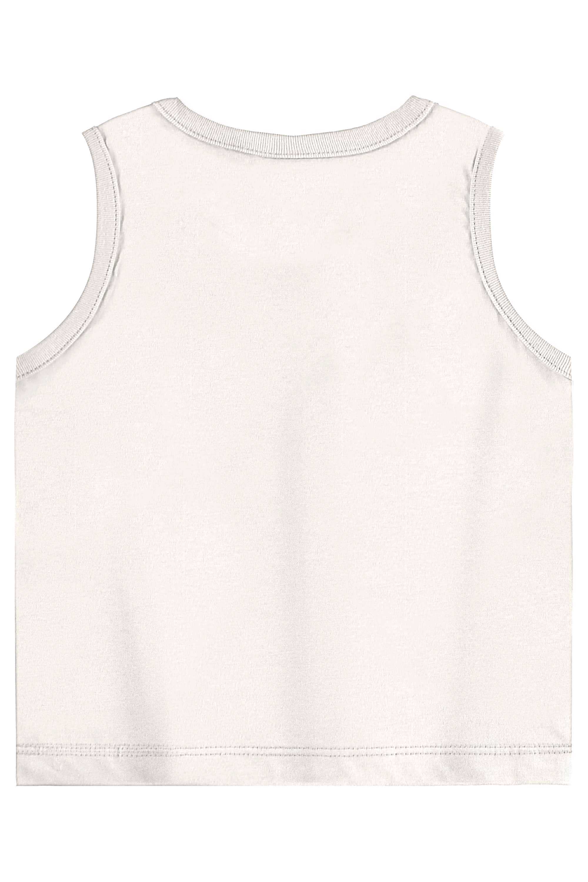 Conjunto de Dinossauro com Regata e Bermuda para Menino (Off White) Bee Loop - Imagem 11