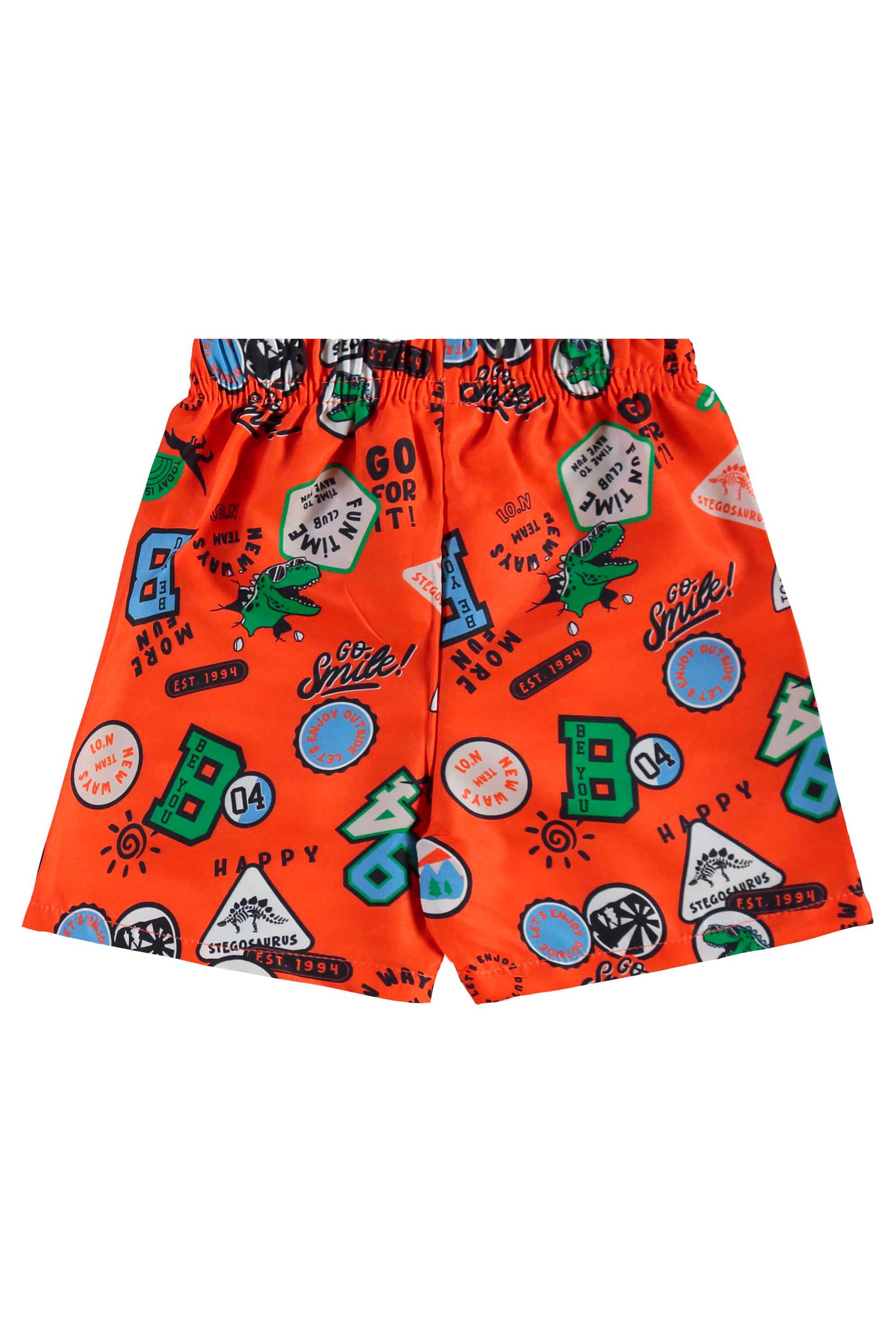 Conjunto de Dinossauro com Regata e Bermuda para Menino (Off White) Bee Loop - Imagem 30