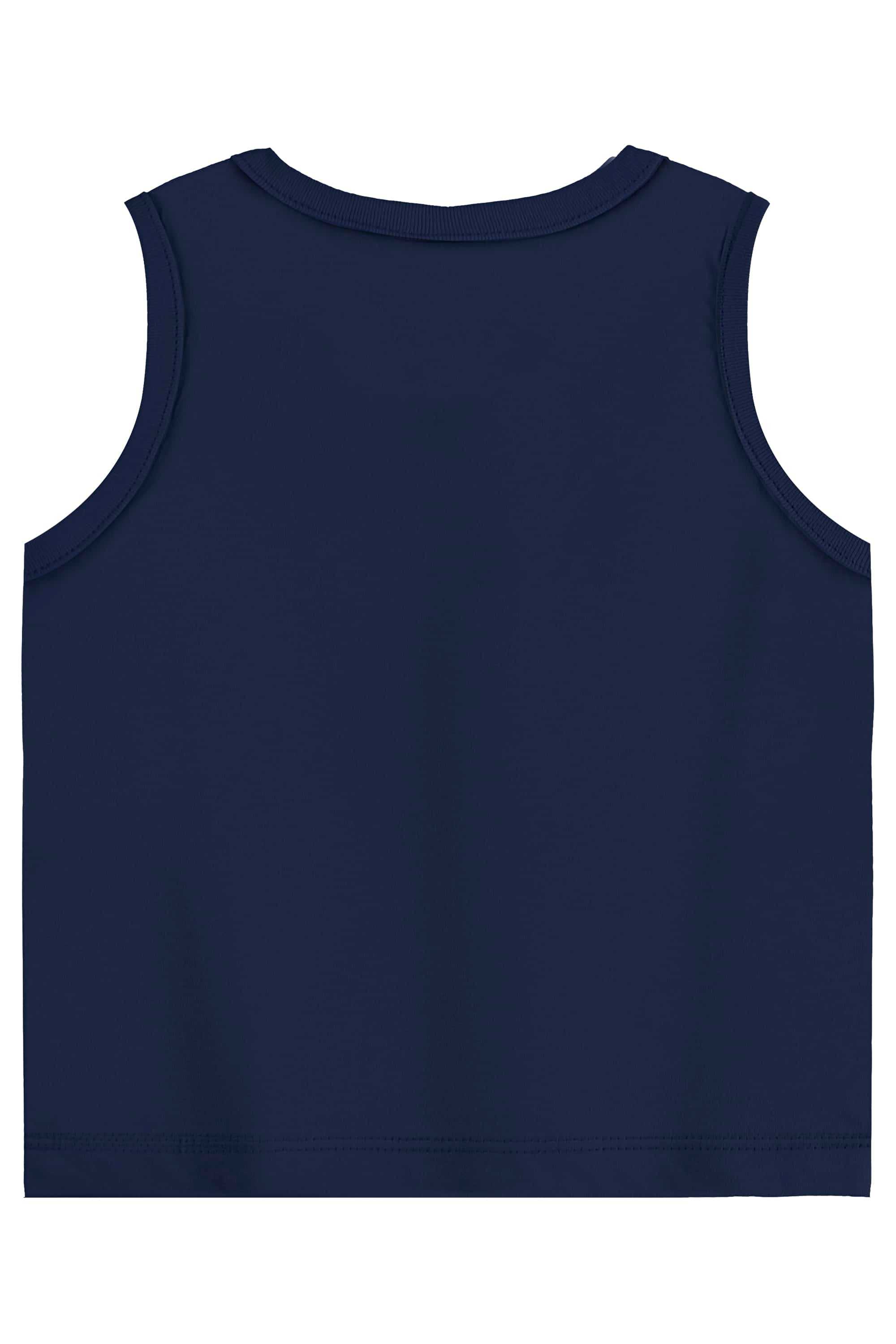 Conjunto de Dinossauro com Regata e Bermuda para Menino (Azul Marinho) Bee Loop - Imagem 23