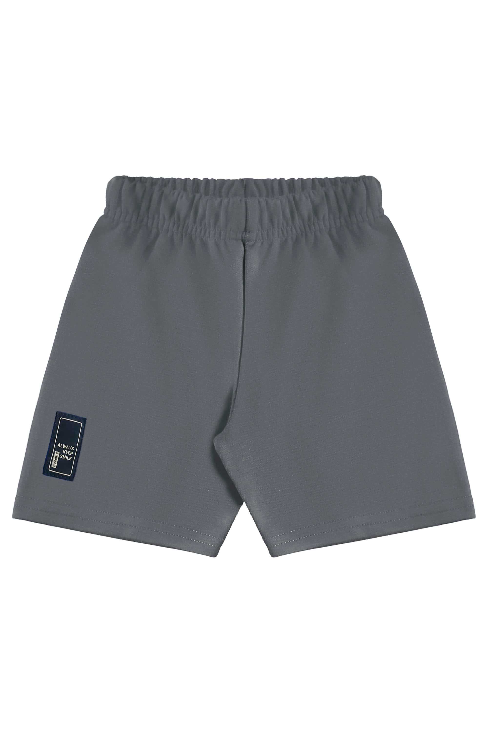 Conjunto com Camiseta e Bermuda para Menino (Verde) Bee Loop - Imagem 15