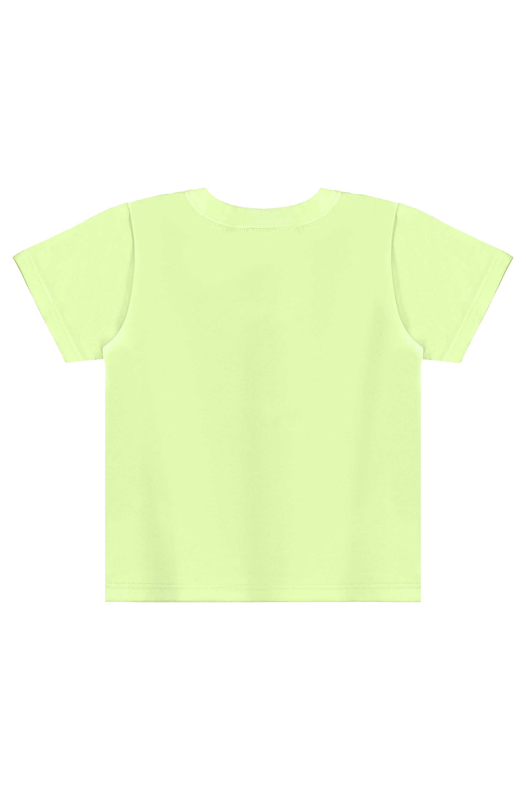 Conjunto com Camiseta e Bermuda para Menino (Verde) Bee Loop - Imagem 17