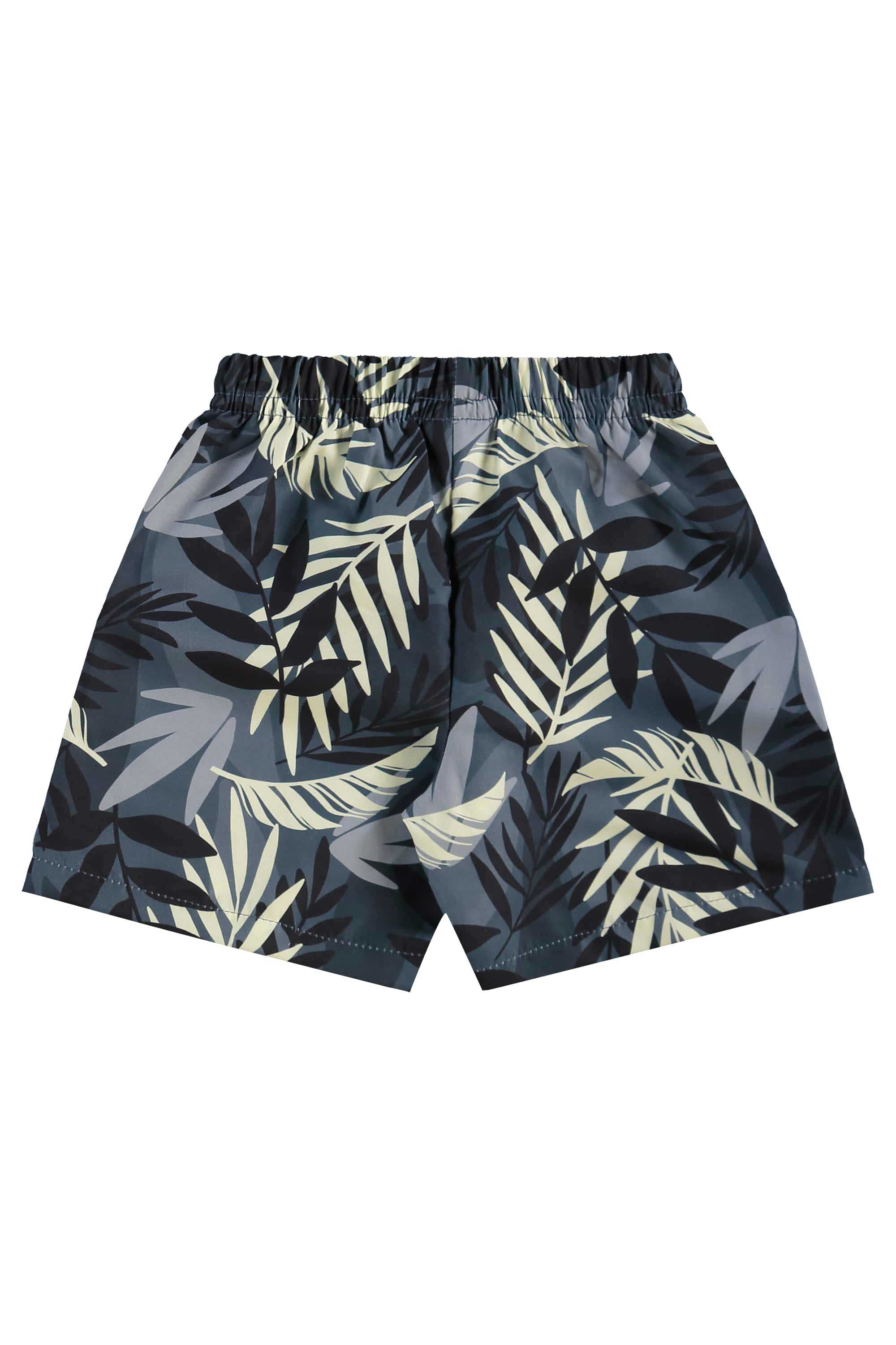 Conjunto com Camiseta e Bermuda com Folhas para Menino (Cinza) Bee Loop - Imagem 36