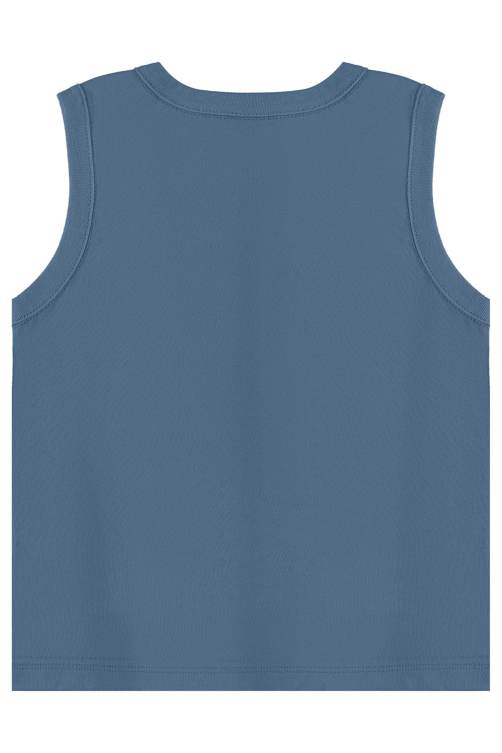 Conjunto com Regata Estampada e Bermuda para Menino (Azul) Bee Loop - Imagem 17