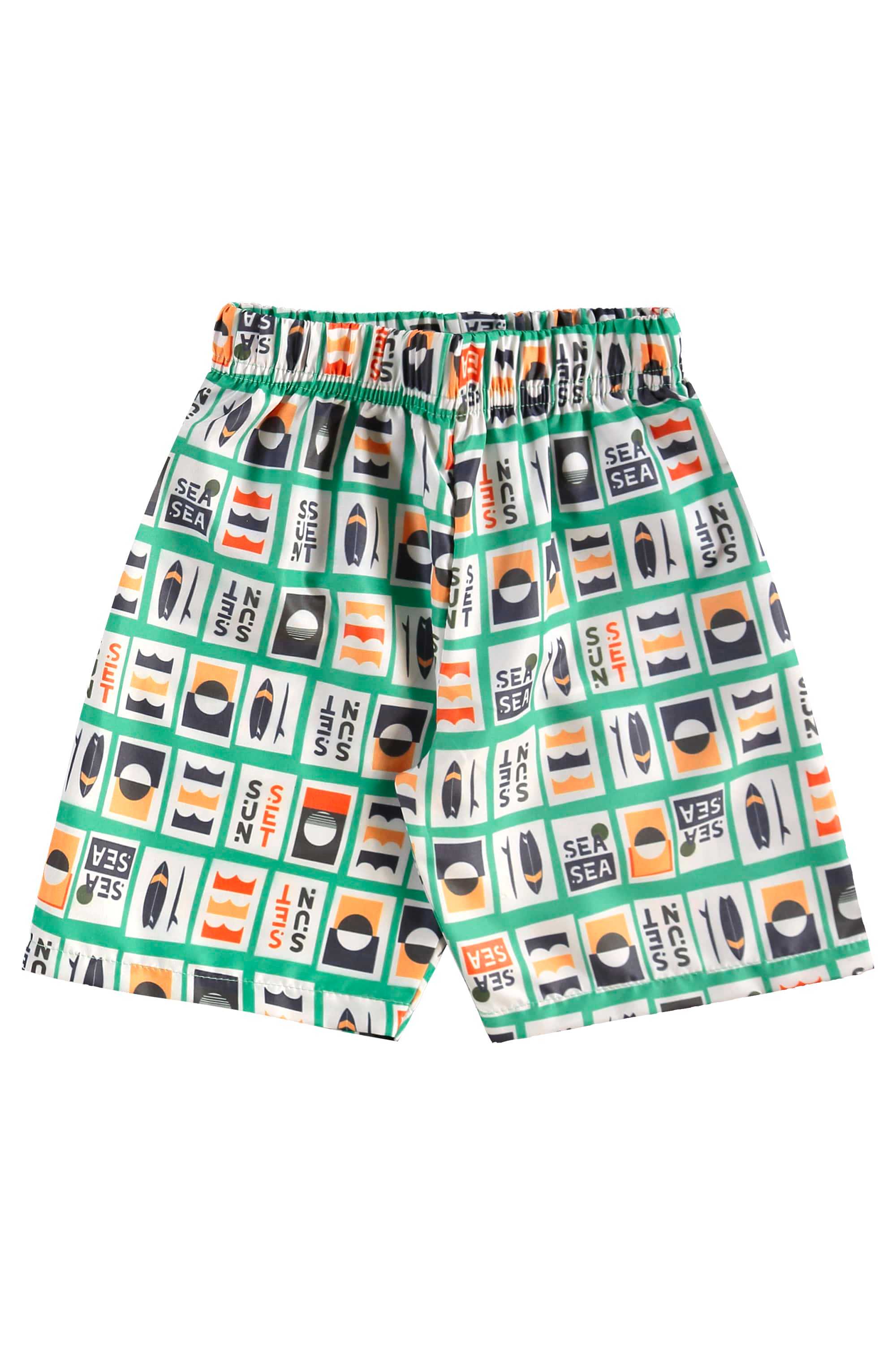 Conjunto Estampado com Camiseta e Bermuda para Menino (Laranja) Bee Loop - Imagem 15