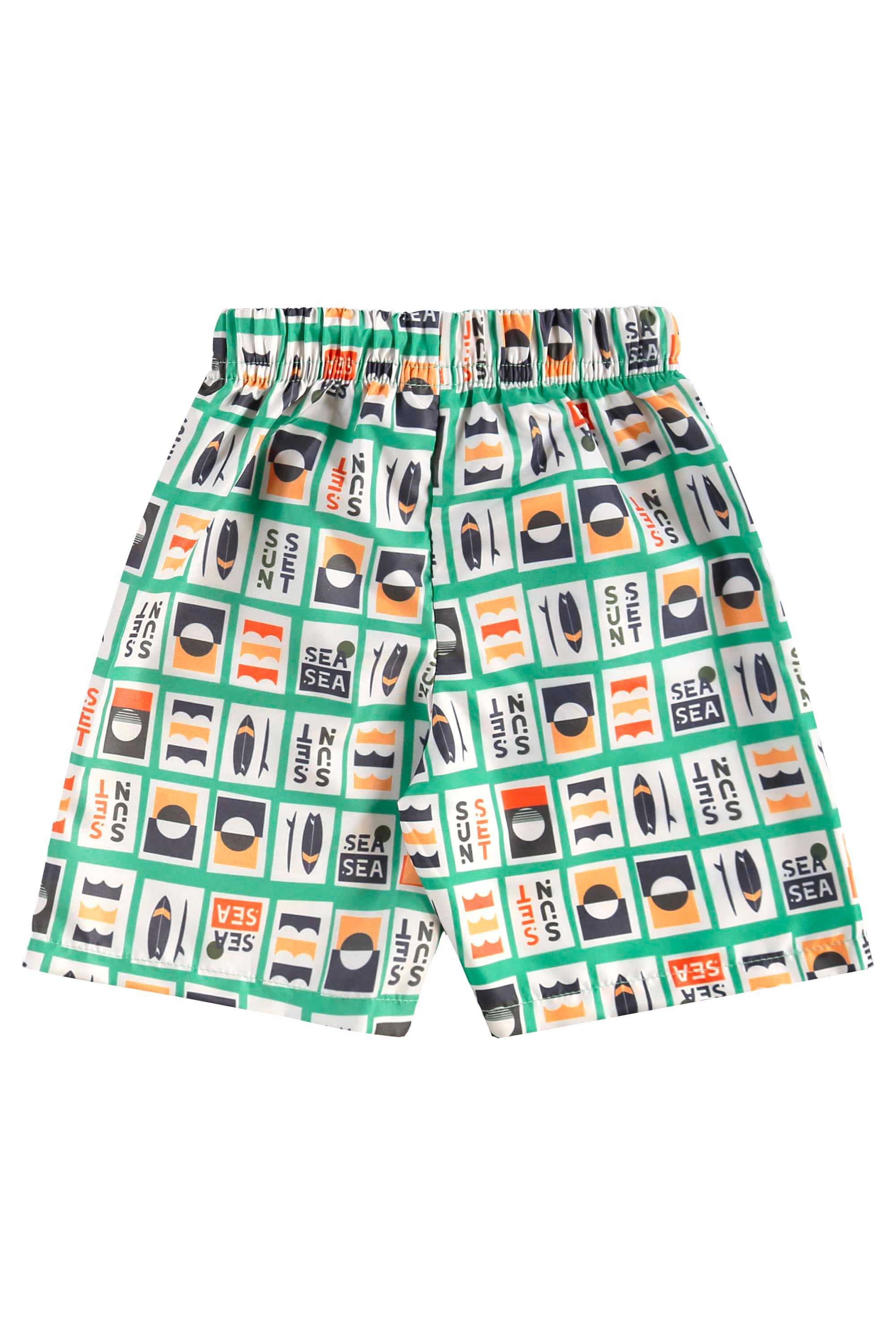 Conjunto Estampado com Camiseta e Bermuda para Menino (Laranja) Bee Loop - Imagem 24