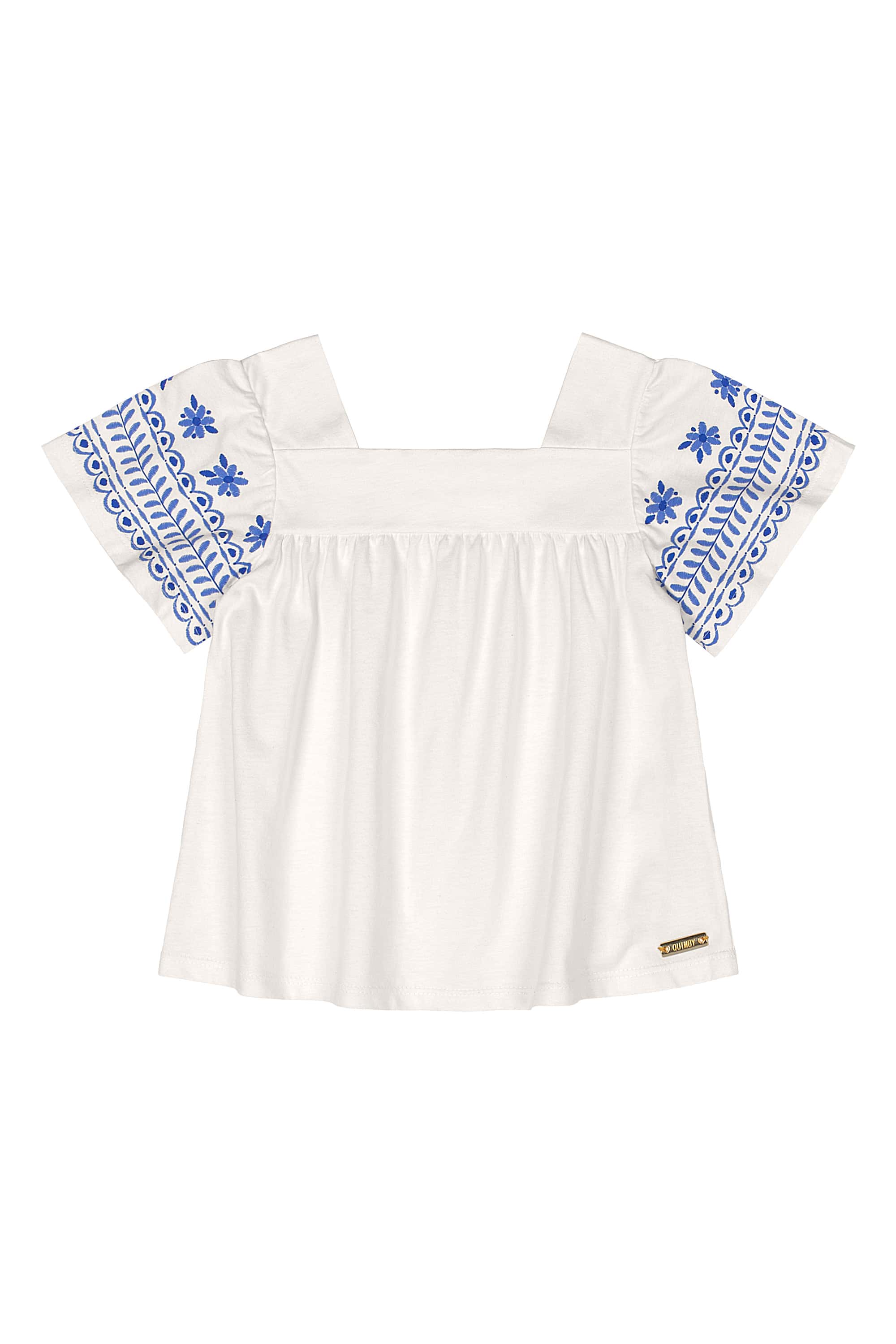 Bata em Meia Malha Infantil Feminina (Off White) Quimby - Imagem 26