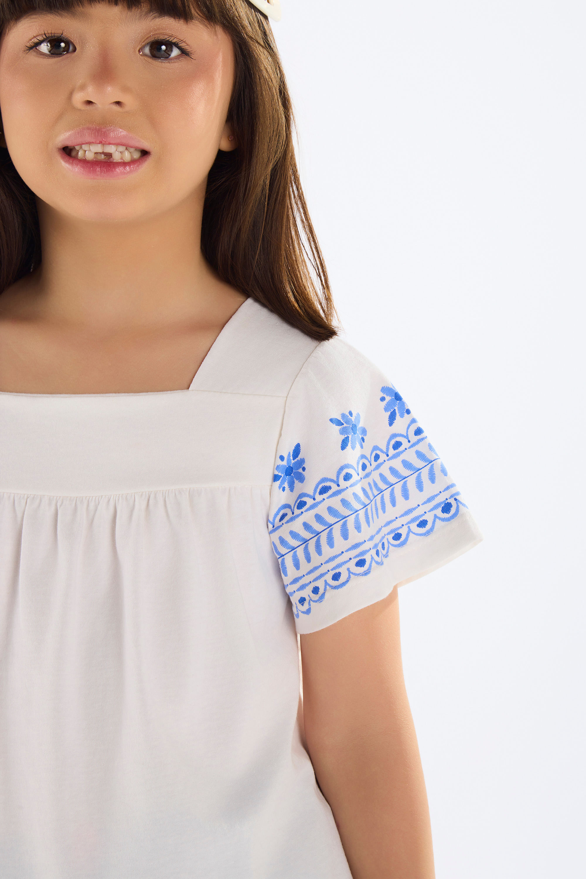 Bata em Meia Malha Infantil Feminina (Off White) Quimby - Imagem 28