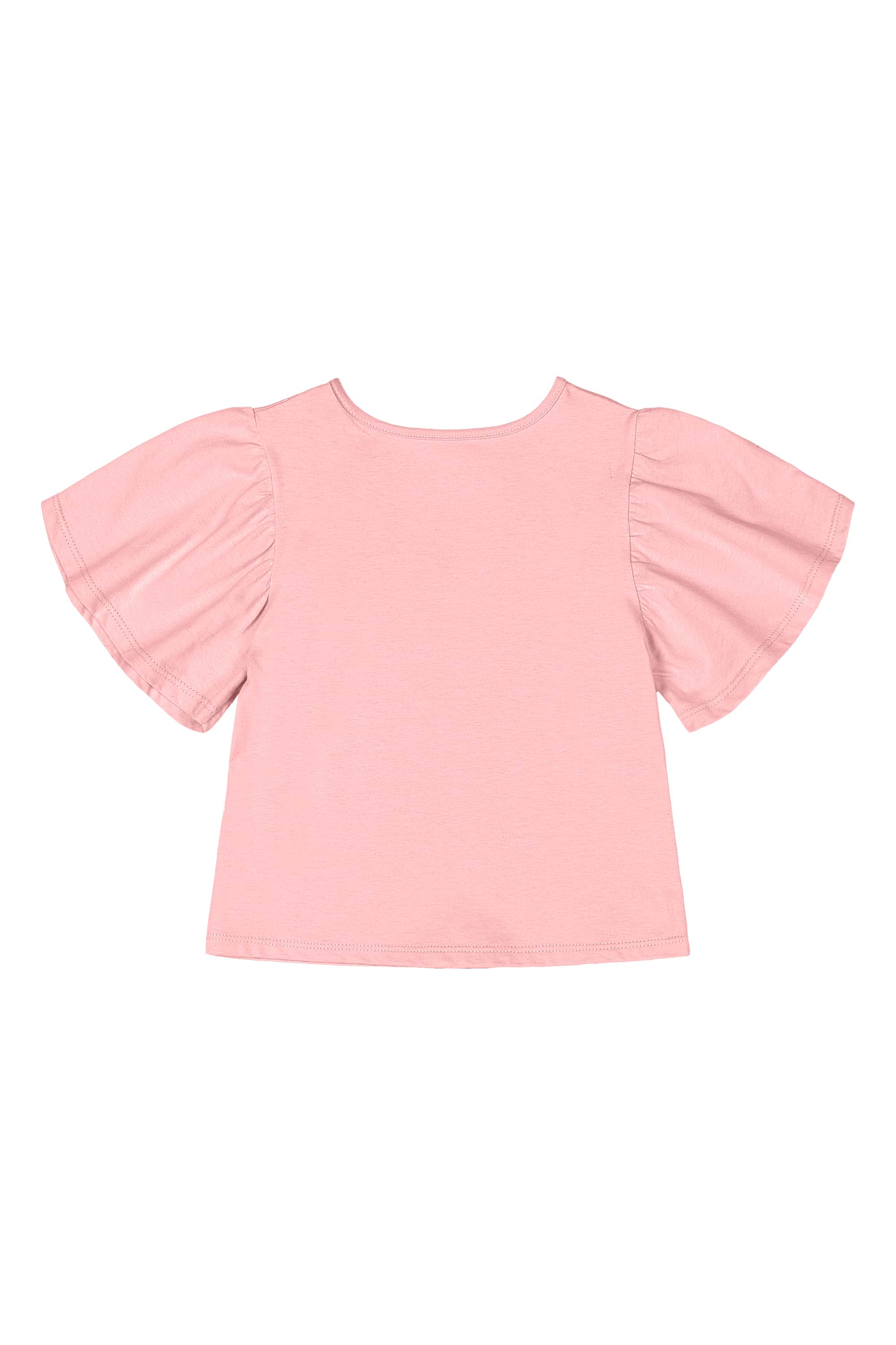 Blusa Infantil Feminina em Algodão (Rosa) Quimby - Imagem 9