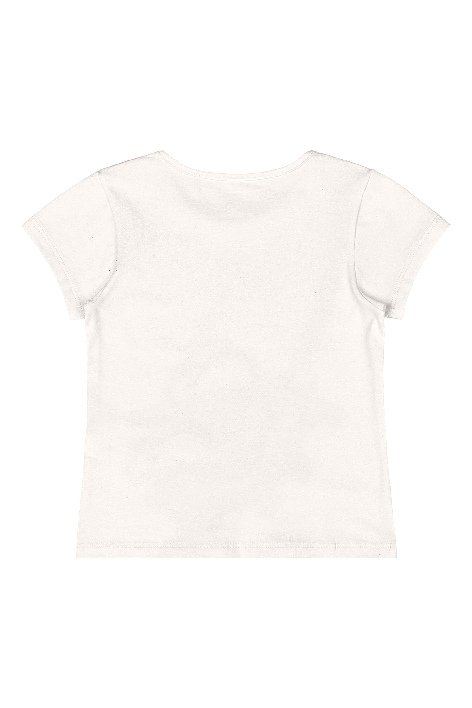 Blusa Infantil em Cotton com Strass (Off White) Quimby - Imagem 3