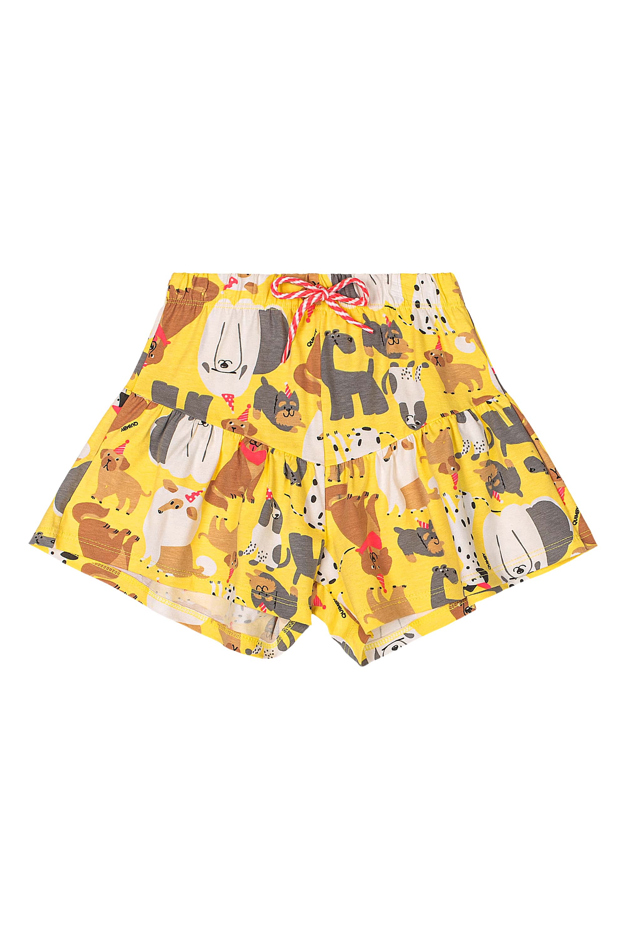 Conjunto Infantil com Blusa e Short de Cachorrinho (Rosa) Quimby - Imagem 10
