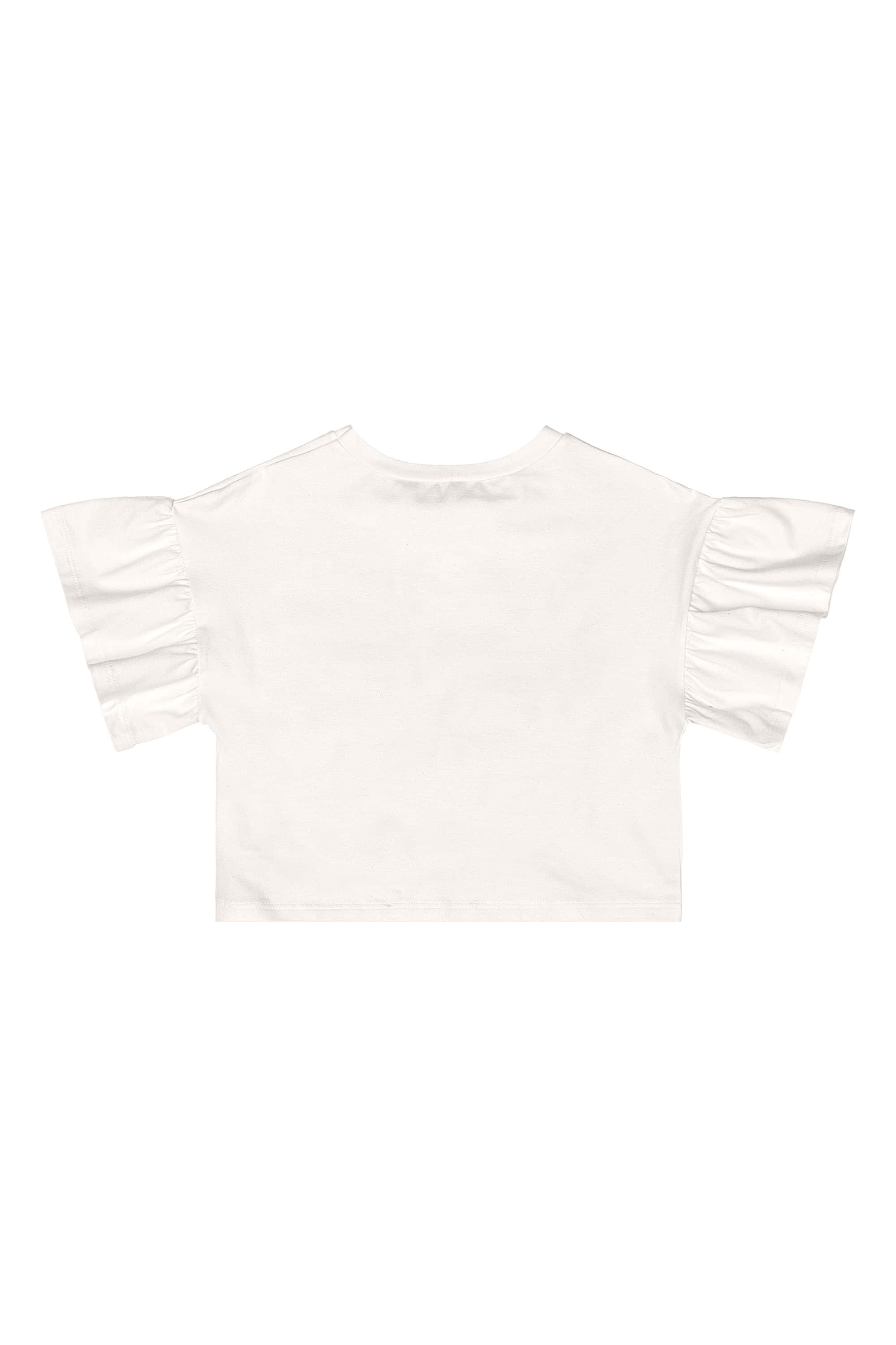 Conjunto Infantil com Blusa e Short Floral (Off White) Quimby - Imagem 5
