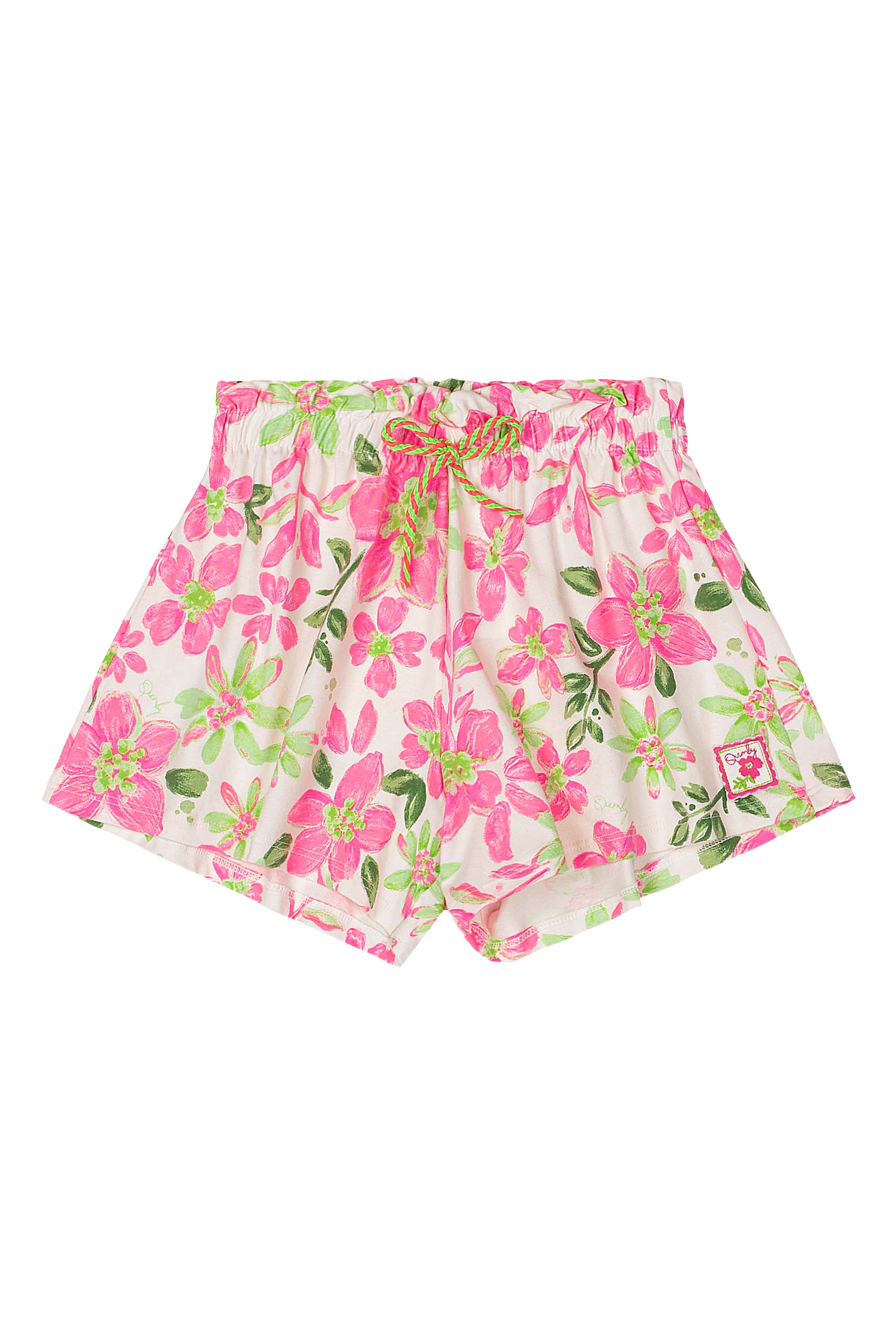 Conjunto Infantil com Blusa e Short Floral (Rosa) Quimby - Imagem 4