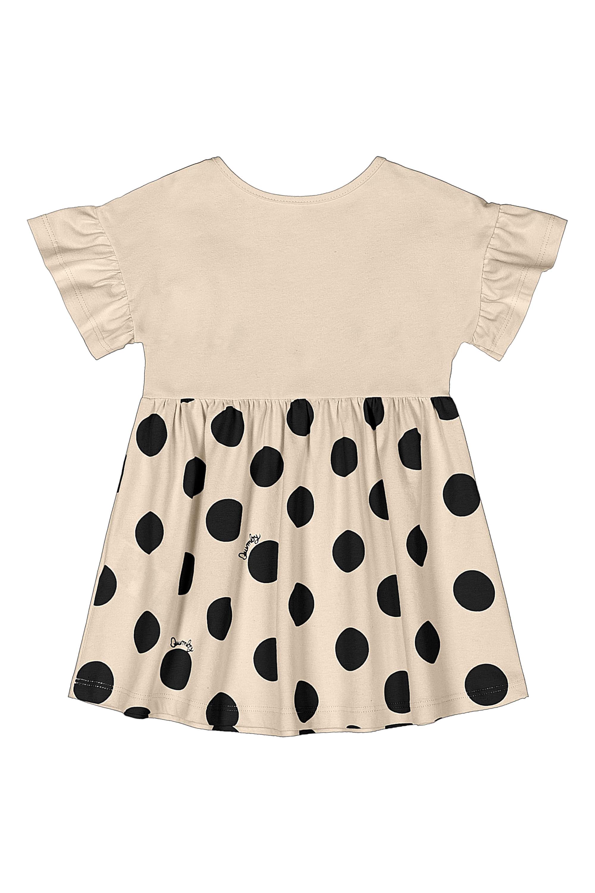 Vestido Coelhinho em Cotton para Bebê (Preto) Quimby - Imagem 2