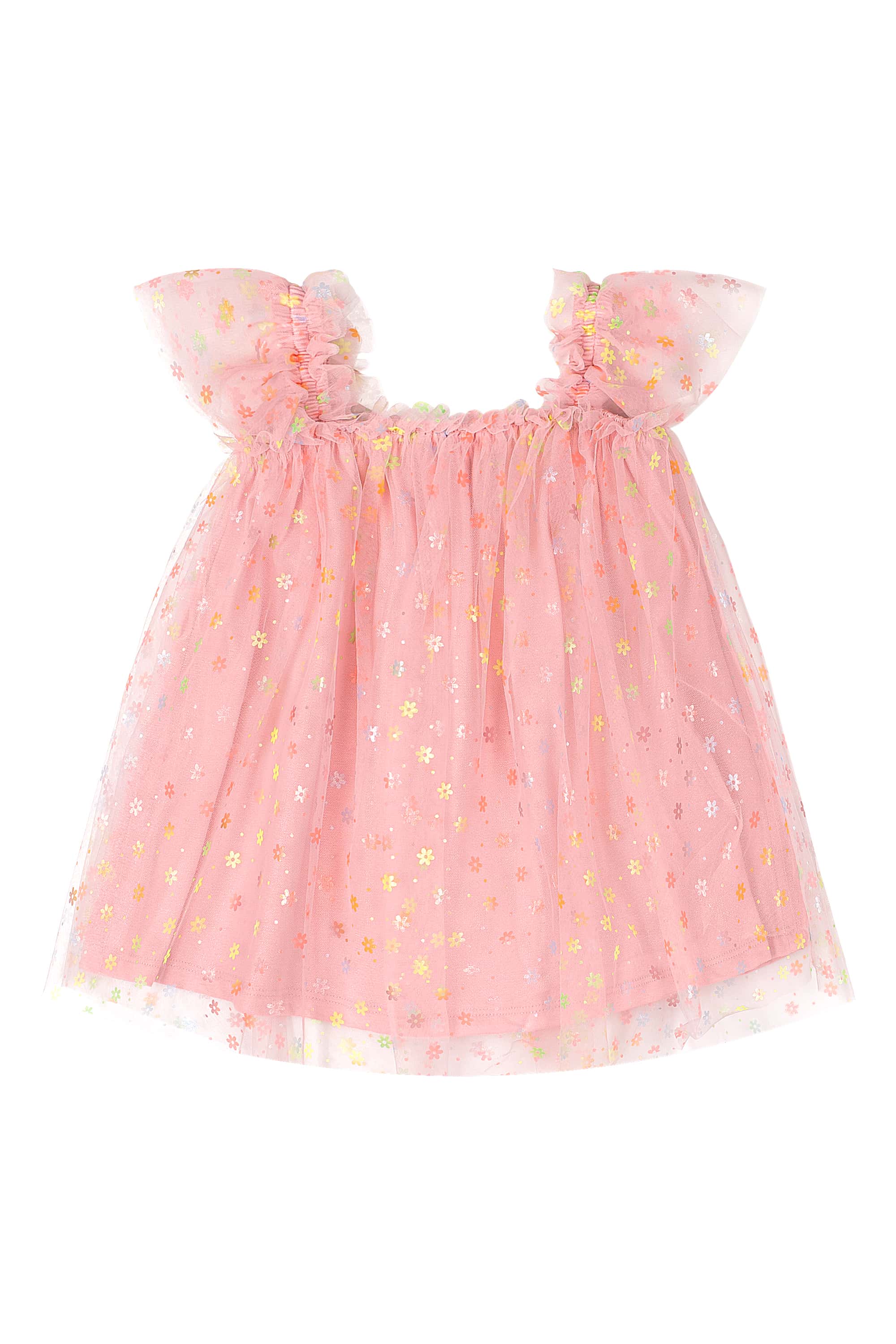 Vestido com Tule para Bebê (Rosa) Quimby - Imagem 11