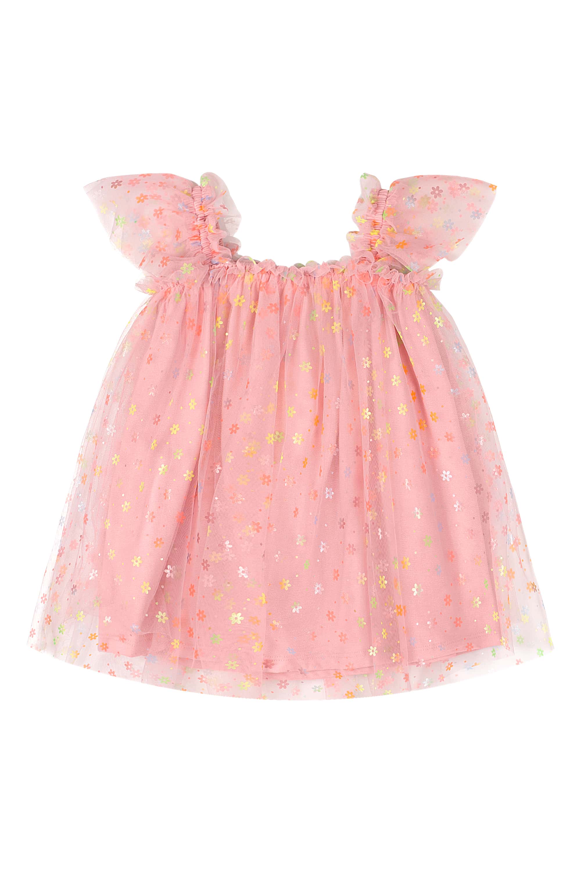 Vestido com Tule para Bebê (Rosa) Quimby - Imagem 12